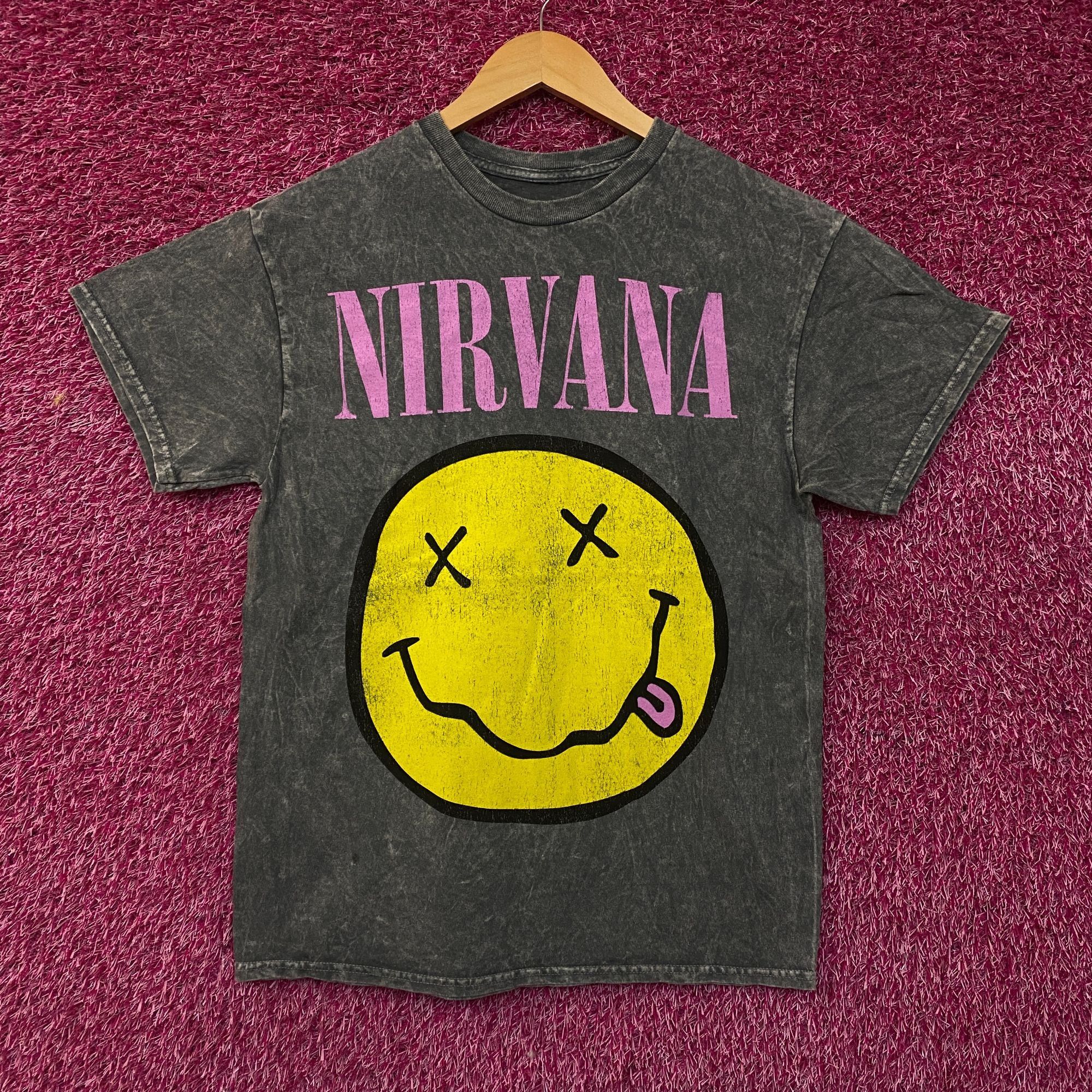 Nirvana Nirvana Smiley Face Graphic Grunge T-Shirt Medium Size US M / EU 48-50 / 2 - 1 Thumbnail