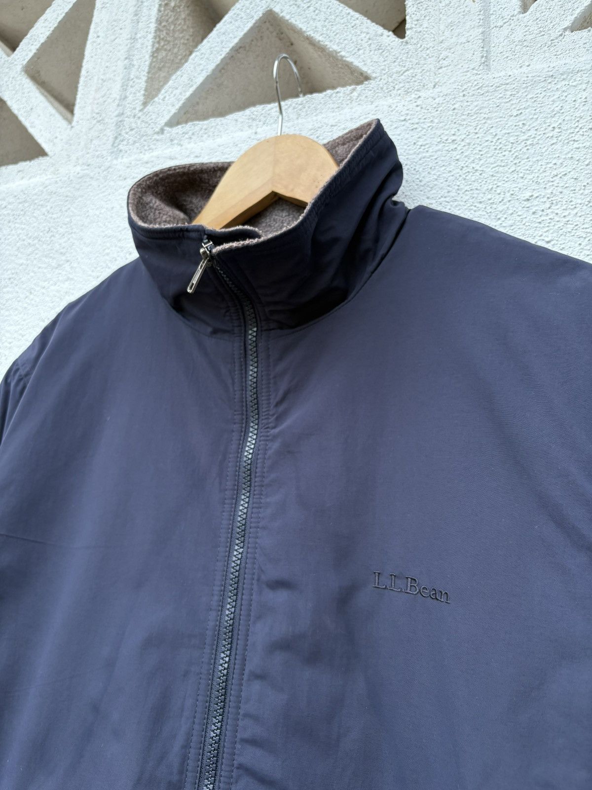 L.L. Bean Vintage L.L. Bean Nylon Fleece Lined Warm Up Jacket Size US S / EU 44-46 / 1 - 3 Thumbnail