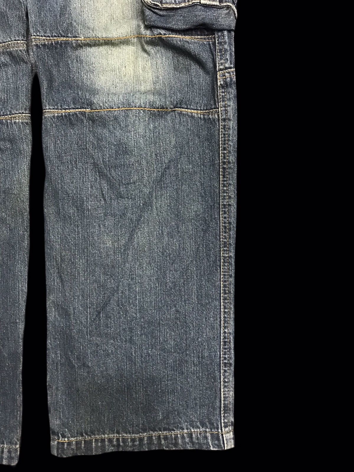 Vintage 💥BAGGY💥VINTAGE PIKO SURF CARGO DENIM F348 Size US 30 / EU 46 - 6 Thumbnail