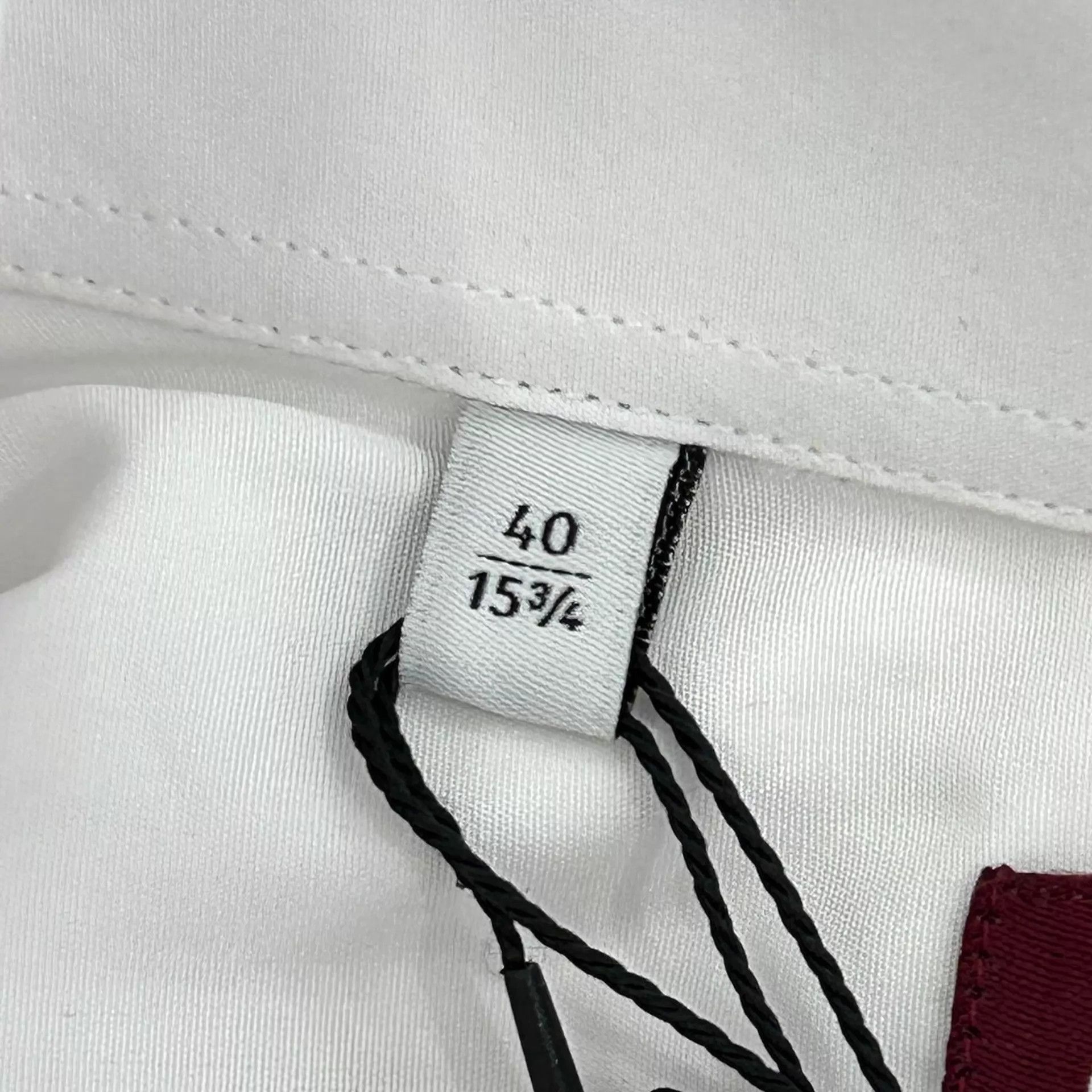 Gucci GUCCI White Striped Placket LS Shirt 40 M Size US M / EU 48-50 / 2 - 7 Thumbnail