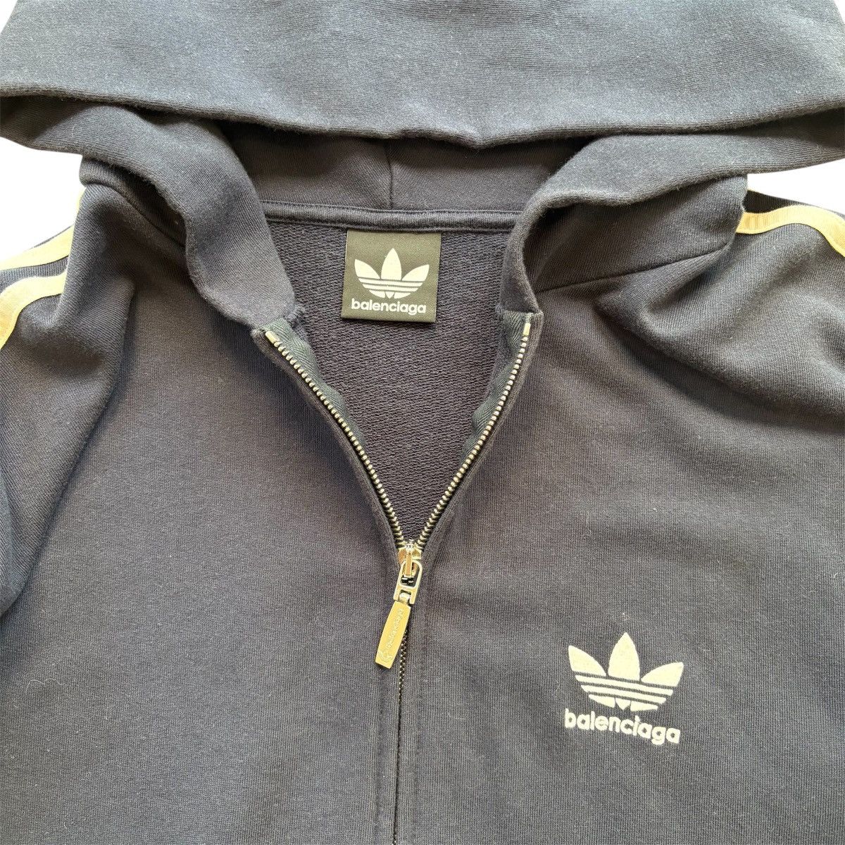 Adidas × Balenciaga Balenciaga Adidas Zip Up Hoodie Size US XXS / EU 40 - 5 Thumbnail