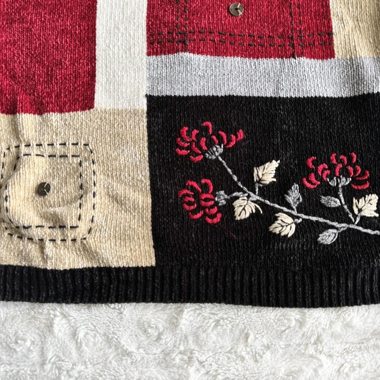 Other Vintage Alfred Dunner Sweater Womens 2X Red Floral Vtg READ Size XXL / US 16-18 / IT 52-54 - 5 Thumbnail