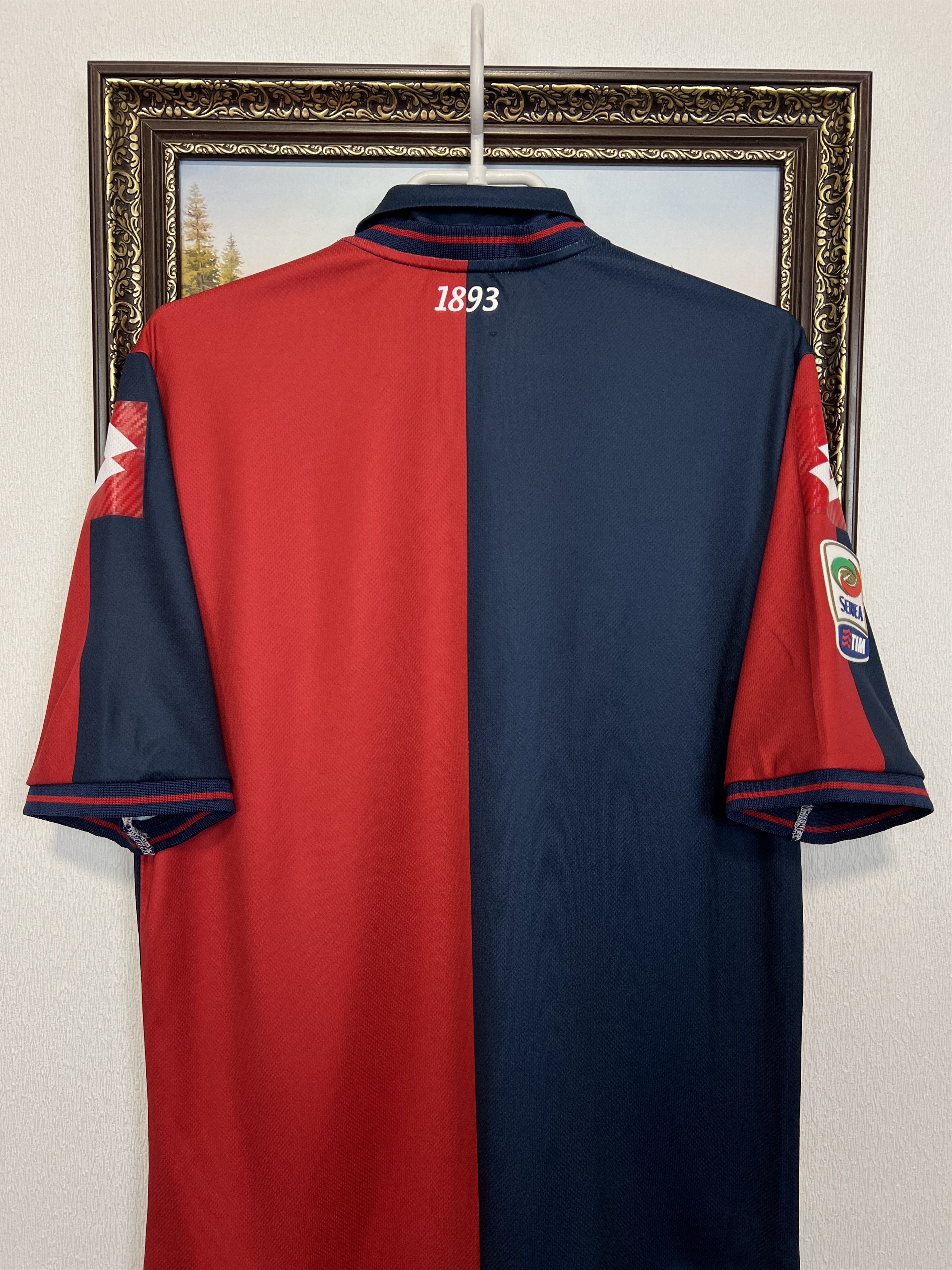 Lotto Sport Genoa CFC Home football shirt Soccer Jersey Maglia Trikot Size US L / EU 52-54 / 3 - 10 Thumbnail