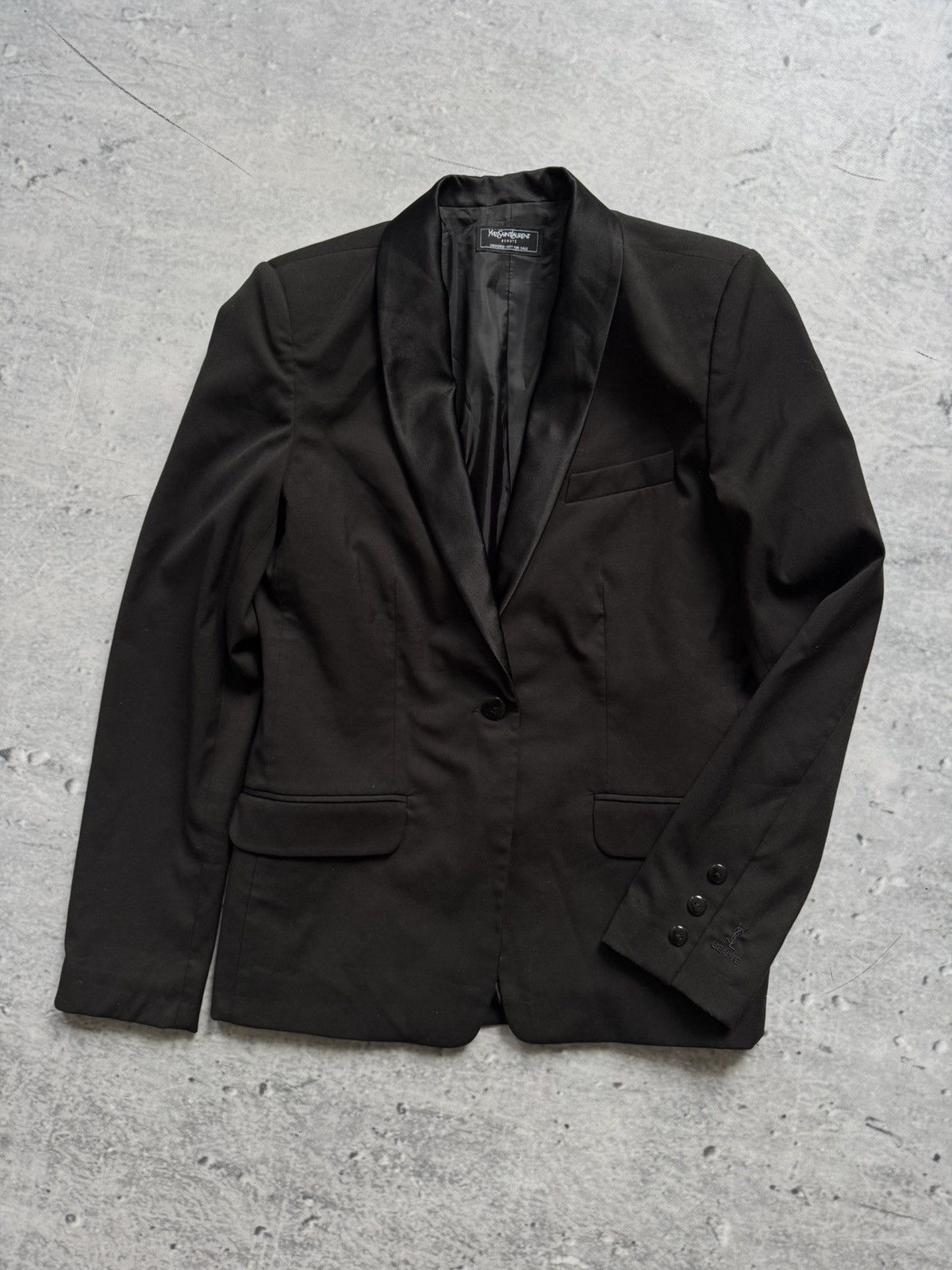Saint Laurent Paris × Vintage × Yves Saint Laurent 👩‍💼Yves Saint Laurent Beauty 00s luxury blazer Size S / US 4 / IT 40 - 1 Thumbnail