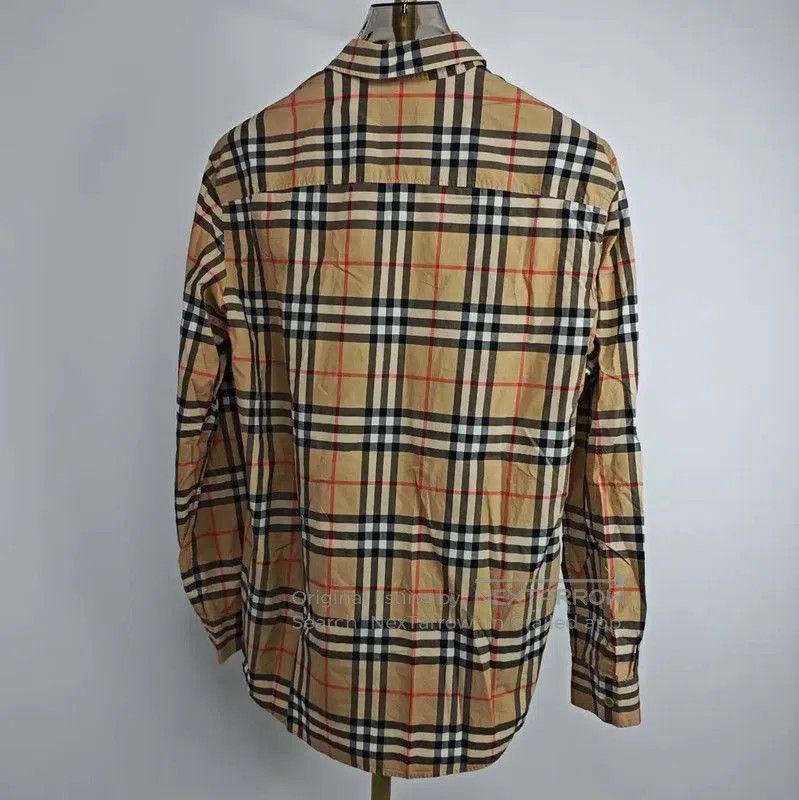 Burberry Burberry Women's Khaki Cotton Shirt. Size L / US 10 / IT 46 - 6 Thumbnail