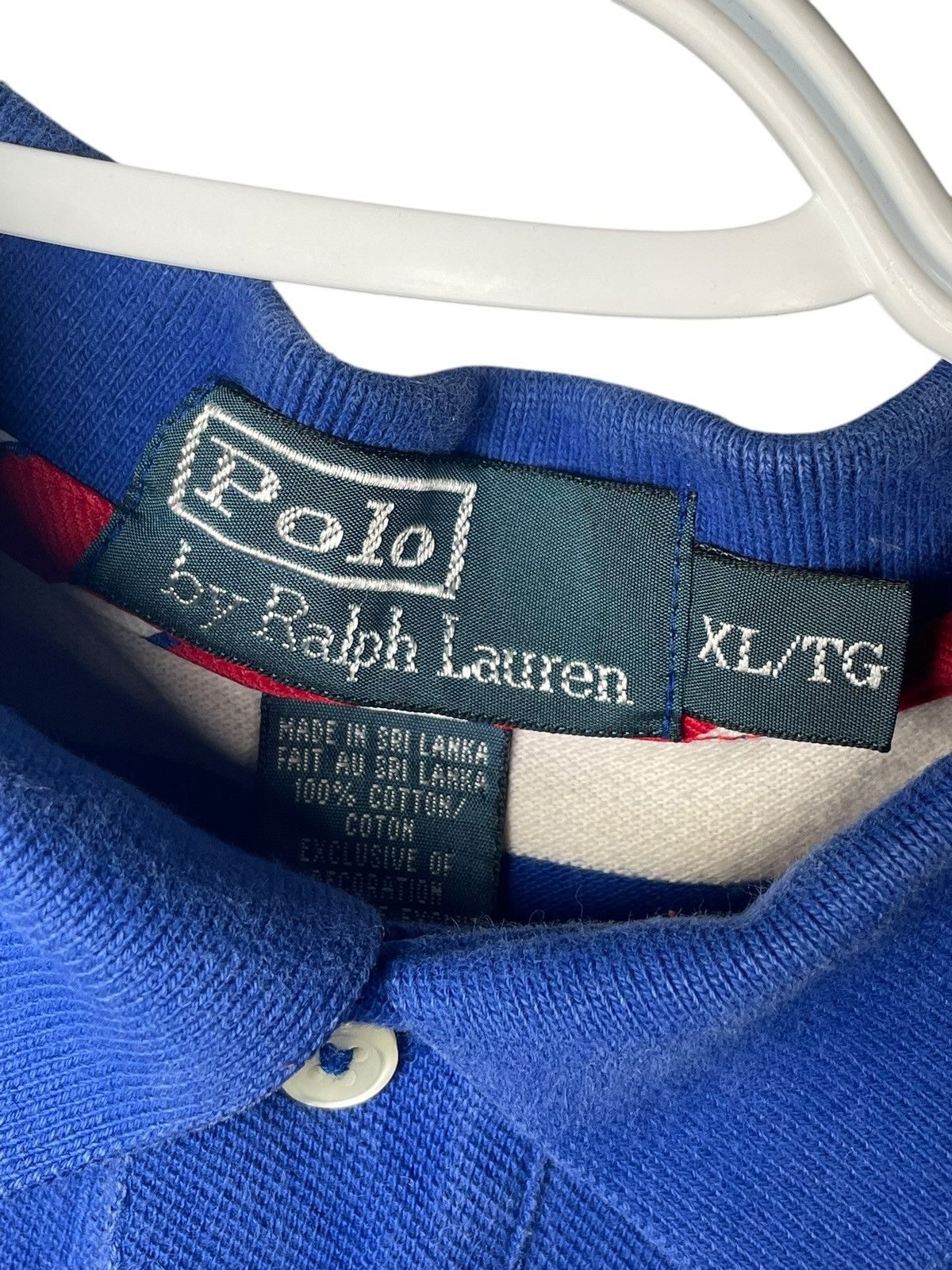 Polo Ralph Lauren × Vintage Vintage Polo Ralph Lauren Polo Tshirt Size US XL / EU 56 / 4 - 4 Thumbnail