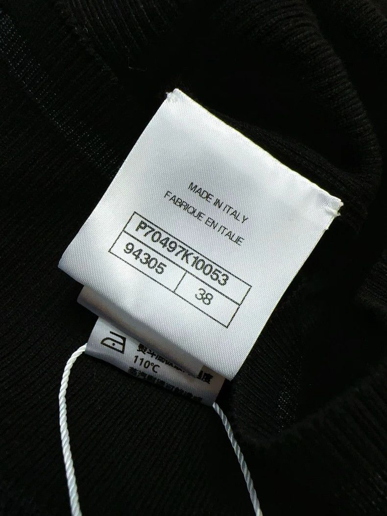 Chanel Chanel 21P Black CC Logo Knit Top Size M / US 6-8 / IT 42-44 - 6 Thumbnail