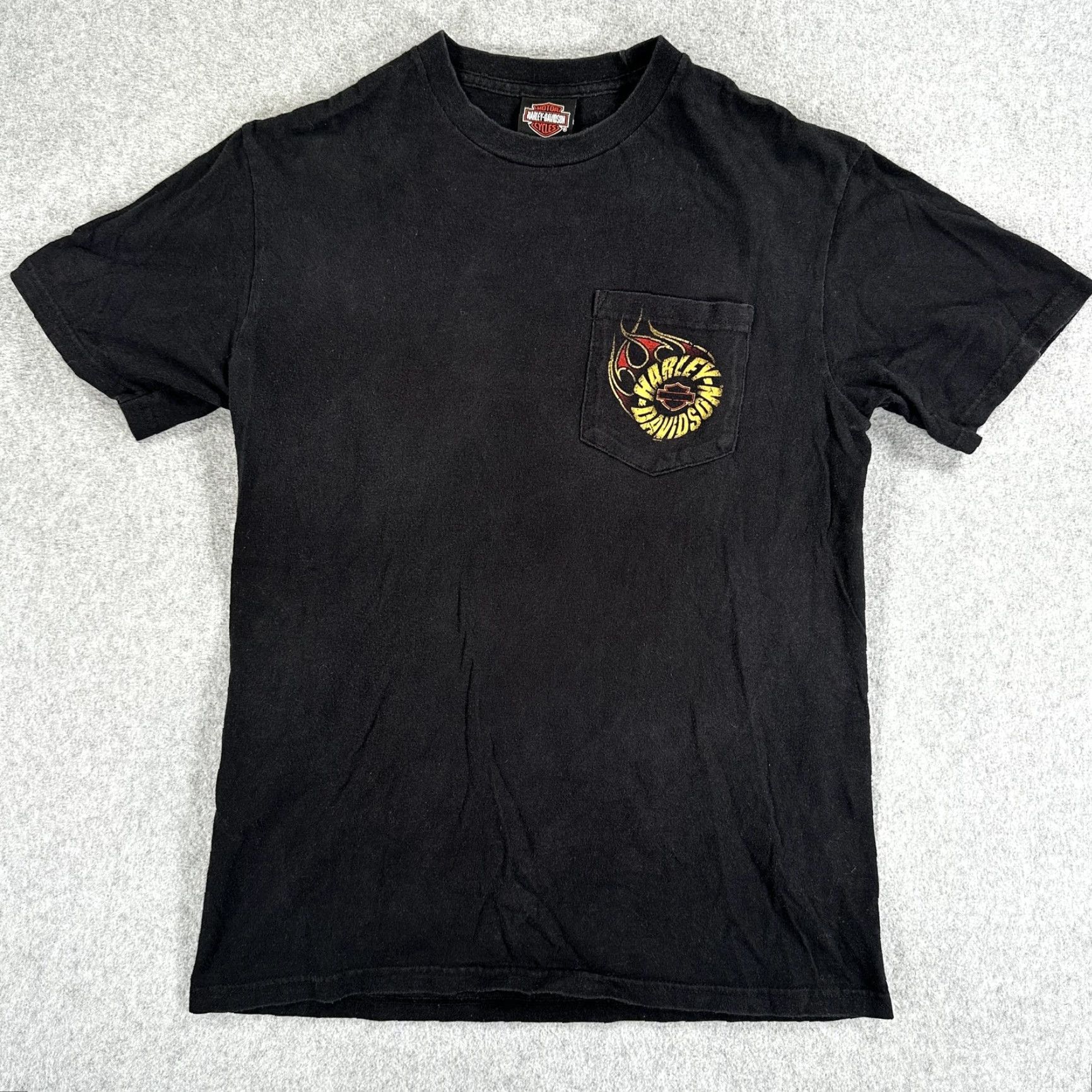 Harley Davidson Harley-Davidson Shirt Mens Medium Black Cowboy Austin Texas Pocket Tee Size US M / EU 48-50 / 2 - 2 Thumbnail