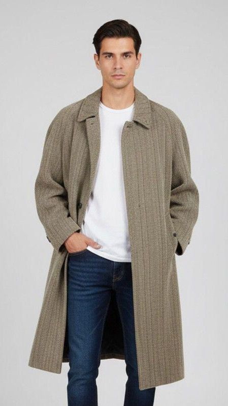 Burberry Prorsum Vintage 90s Burberry London Wool Cashmere Parka Jacket Size US L / EU 52-54 / 3 - 1 Thumbnail