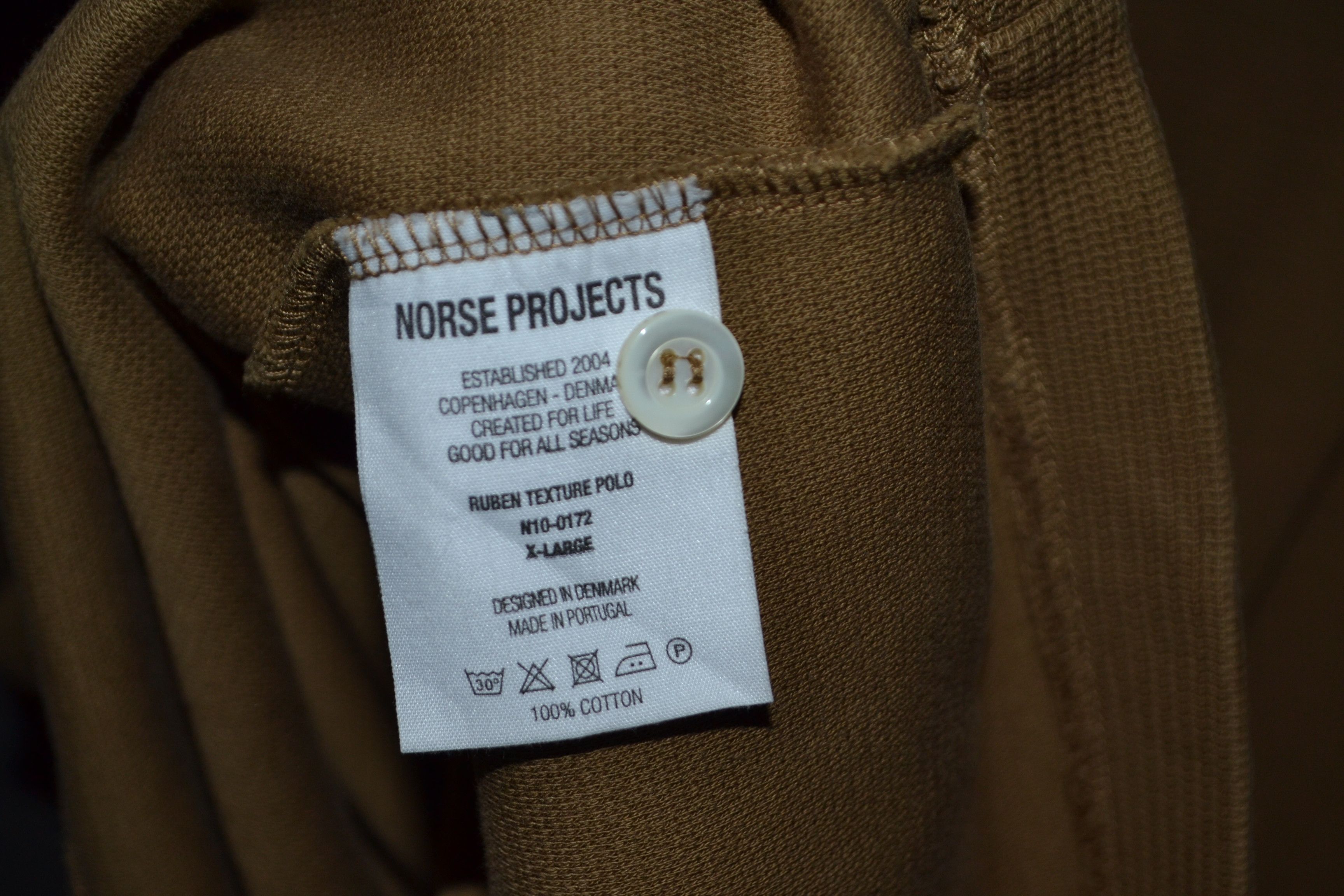 Norse Projects Norse Projects Duffle Ruben Texture Polo Longsleeve Utility Size US XL / EU 56 / 4 - 10 Thumbnail