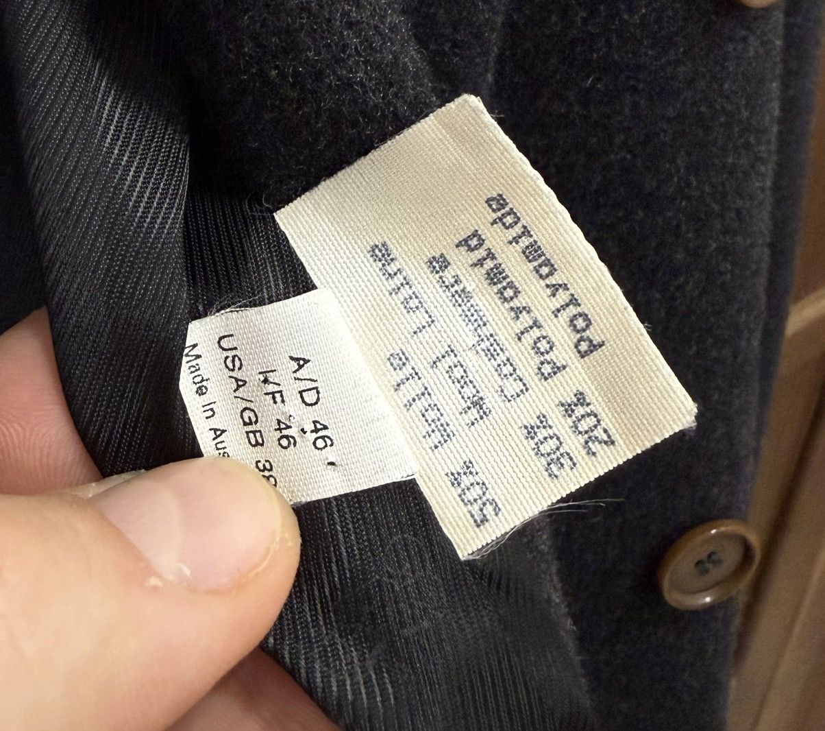 Schneiders Vintage Schneiders Salzburg Gray Wool Cashmere Double Coat Size US M / EU 48-50 / 2 - 11 Thumbnail