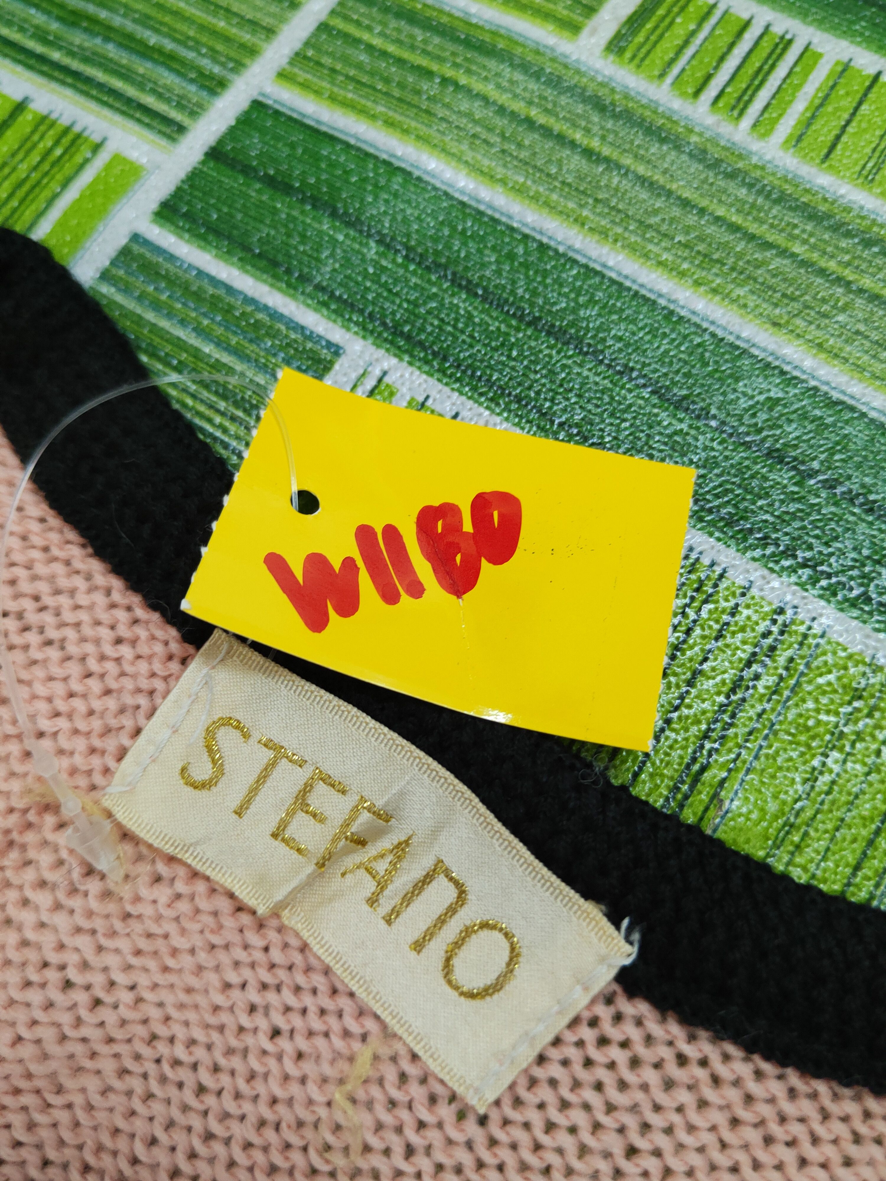 Vintage Stefano Peach Knitwear Cardigan Crop Tops #W1180 Size M / US 6-8 / IT 42-44 - 11 Thumbnail