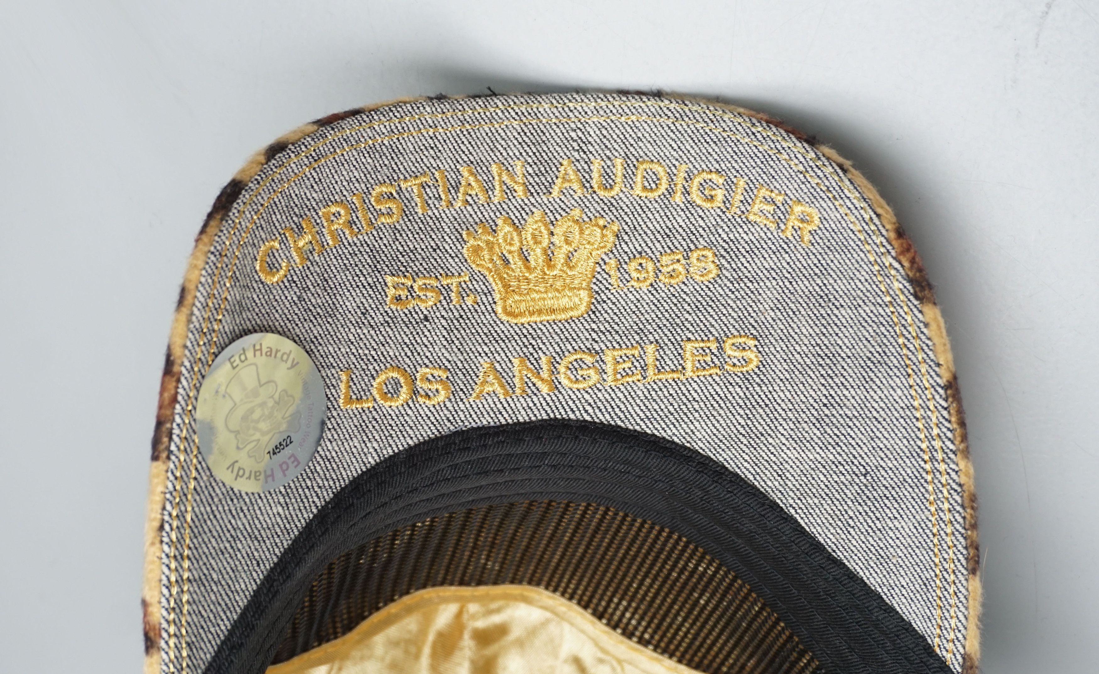 Christian Audigier × Designer × Ed Hardy 00's Ed Hardy Christian Audigier Rhinestone Snapback Hat Size ONE SIZE - 6 Thumbnail