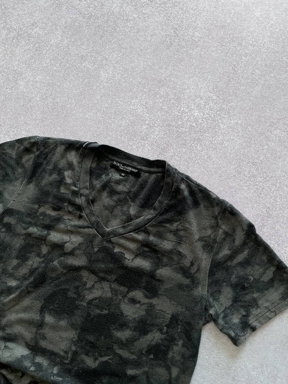 Dolce & Gabbana × Vintage Vintage Dolce & Gabbana Black Camo T-shirt Y2K XS Size US XS / EU 42 / 0 - 4 Thumbnail
