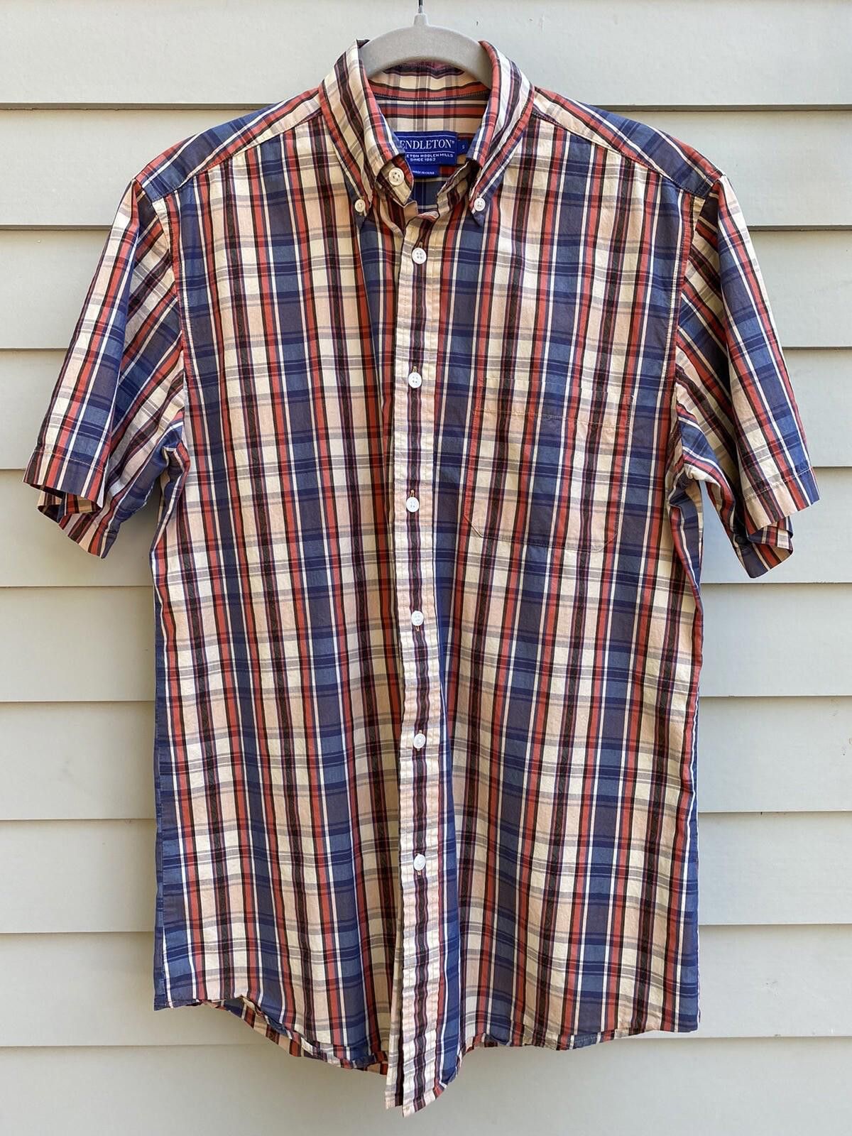 Pendleton Pendleton Woolen Mills Plaid Short Sleeve Button-Up Shirt S Size US S / EU 44-46 / 1 - 1 Thumbnail