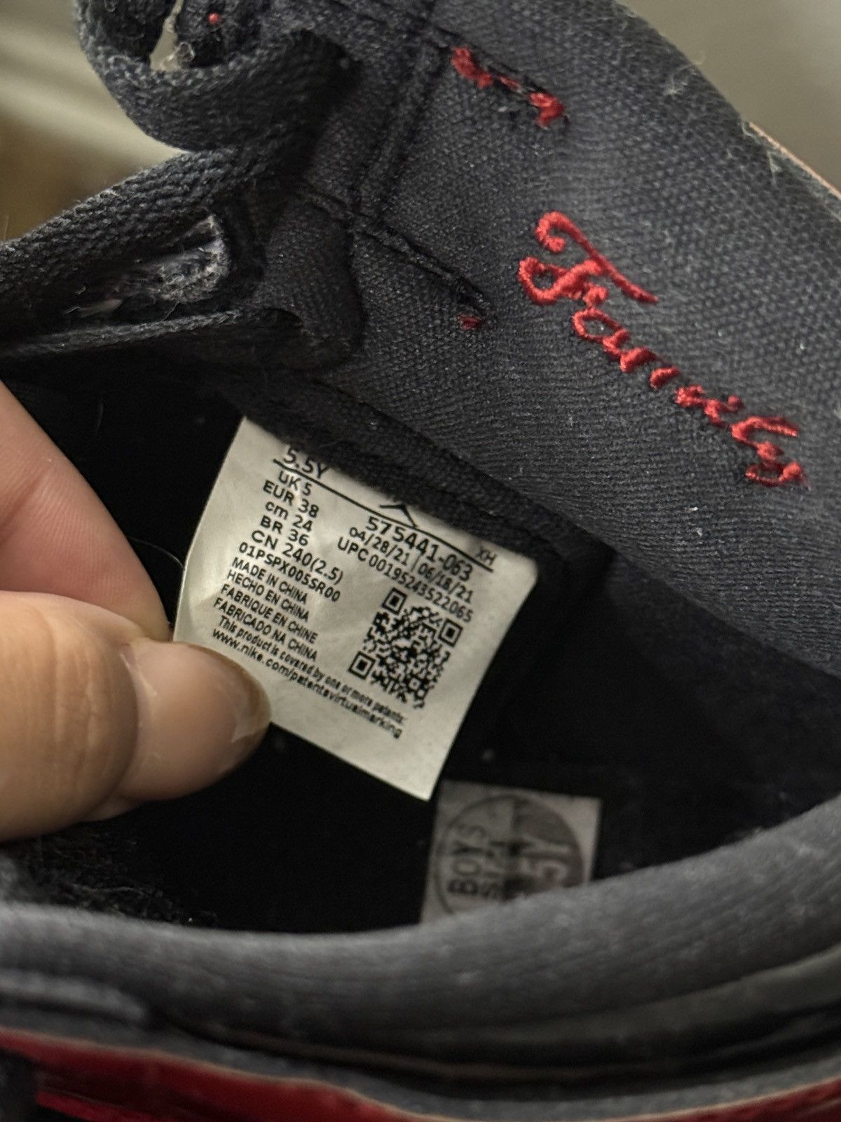 Jordan Brand Patent Bred 1s 🍓 Size US 5.5 / EU 38 - 8 Thumbnail