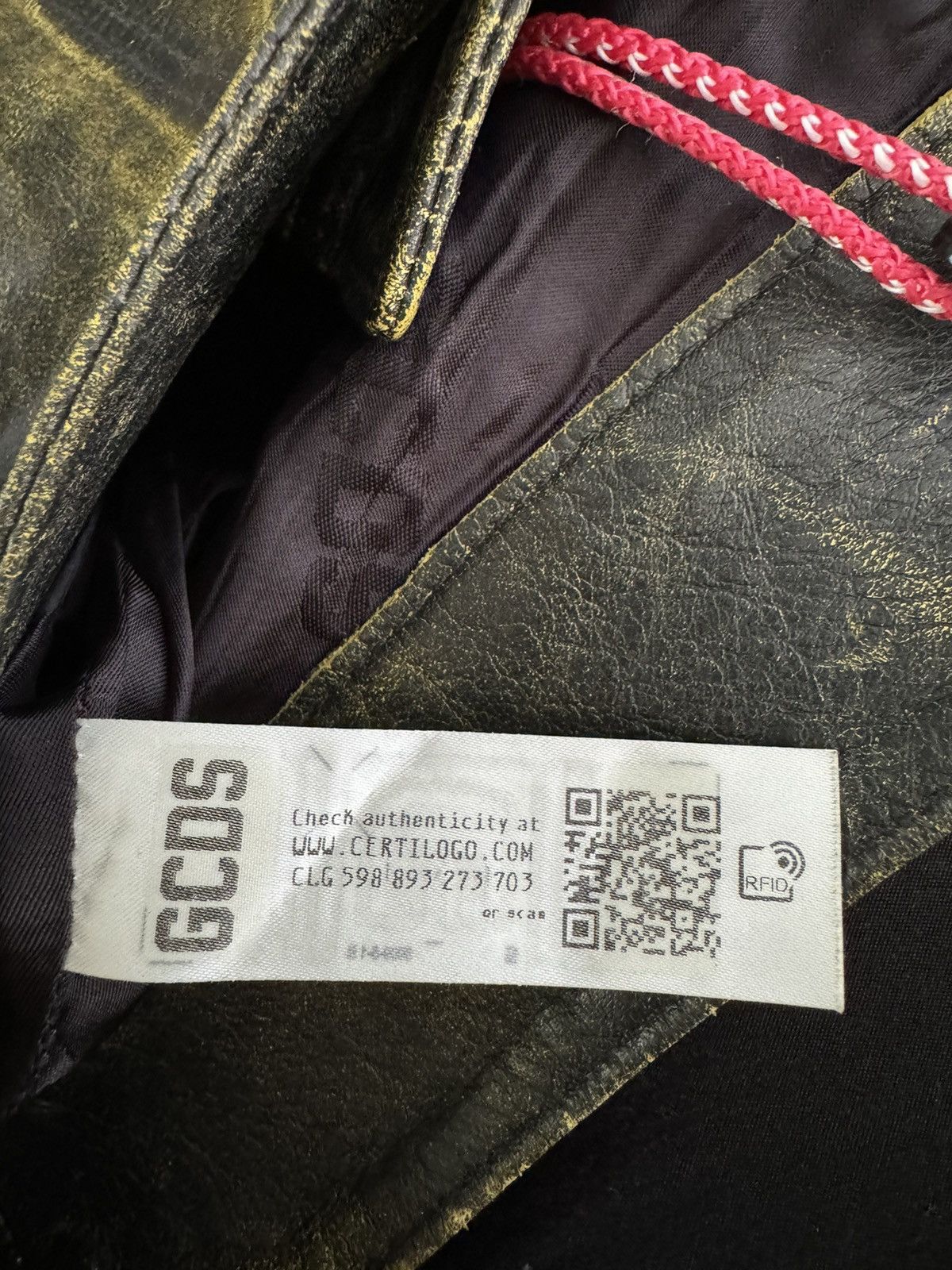 GCDS Gcds Rub-Off Ultracargo leather trousers Size US 32 / EU 48 - 5 Thumbnail
