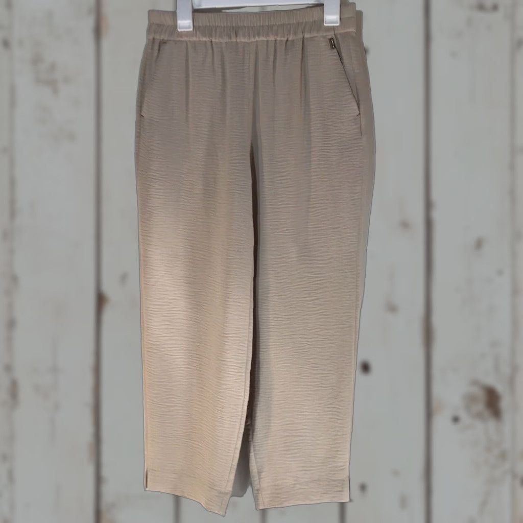 Tommy Hilfiger TOMMY HILFIGER Beige Elastic Waist Dress Pants Womens Size 6 Straight Business Casual Workwear Size 28" / US 6 / IT 42 - 1 Thumbnail