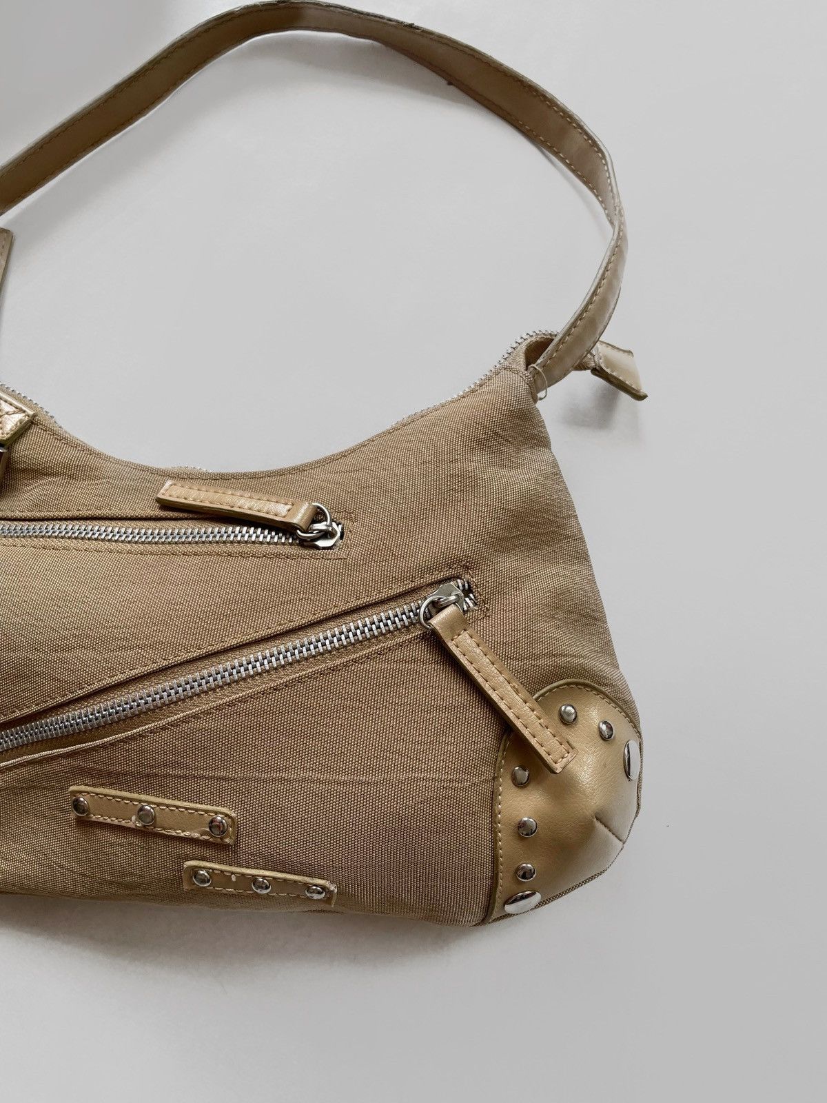 Designer × Vintage Vintage Y2K zip pocket shoulder bag Size ONE SIZE - 3 Thumbnail