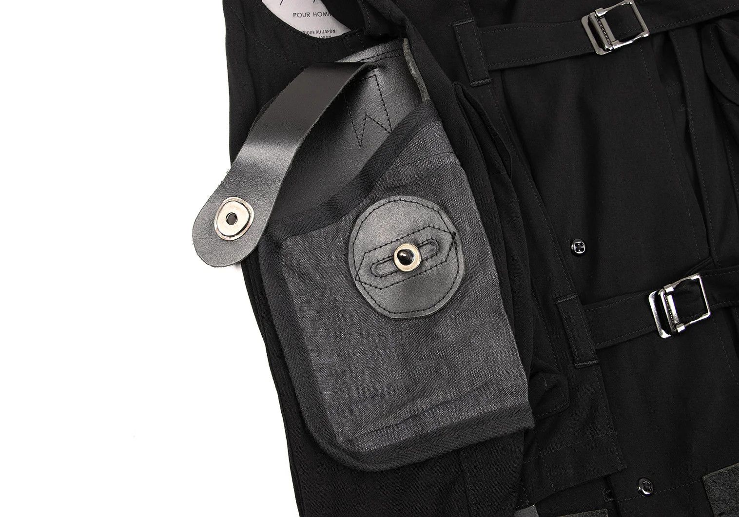 Yohji Yamamoto Yohji Yamamoto Multi-Pocket Rayon Vest Size US M / EU 48-50 / 2 - 13 Thumbnail