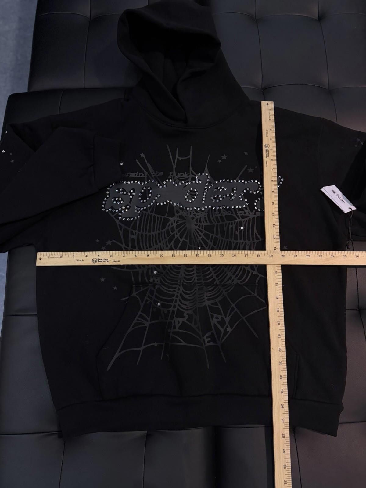 Sp5der Sp5der Black VVS Stone Hoodie Size (XXL) 2026 100% Authentic Size US L / EU 52-54 / 3 - 8 Thumbnail