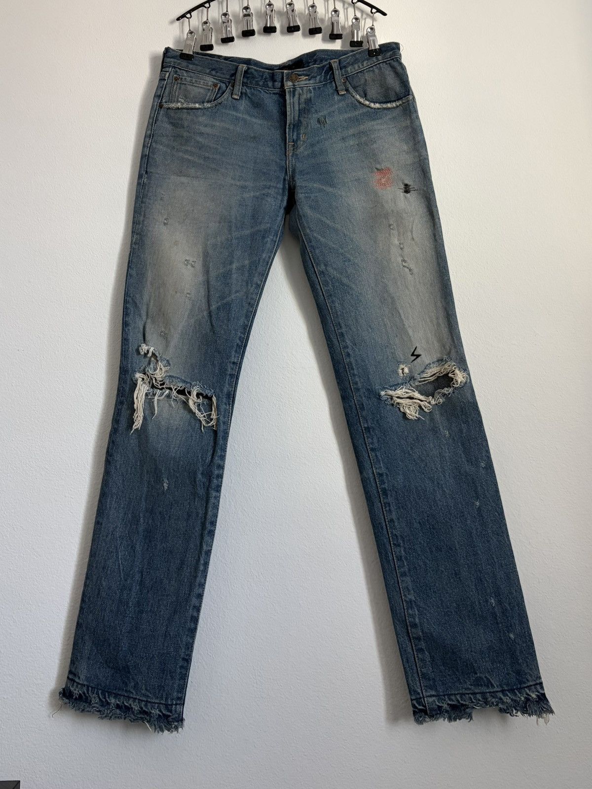 Undercover SS05 “But Beautiful” 58 Graffiti Denim Size US 30 / EU 46 - 1 Thumbnail