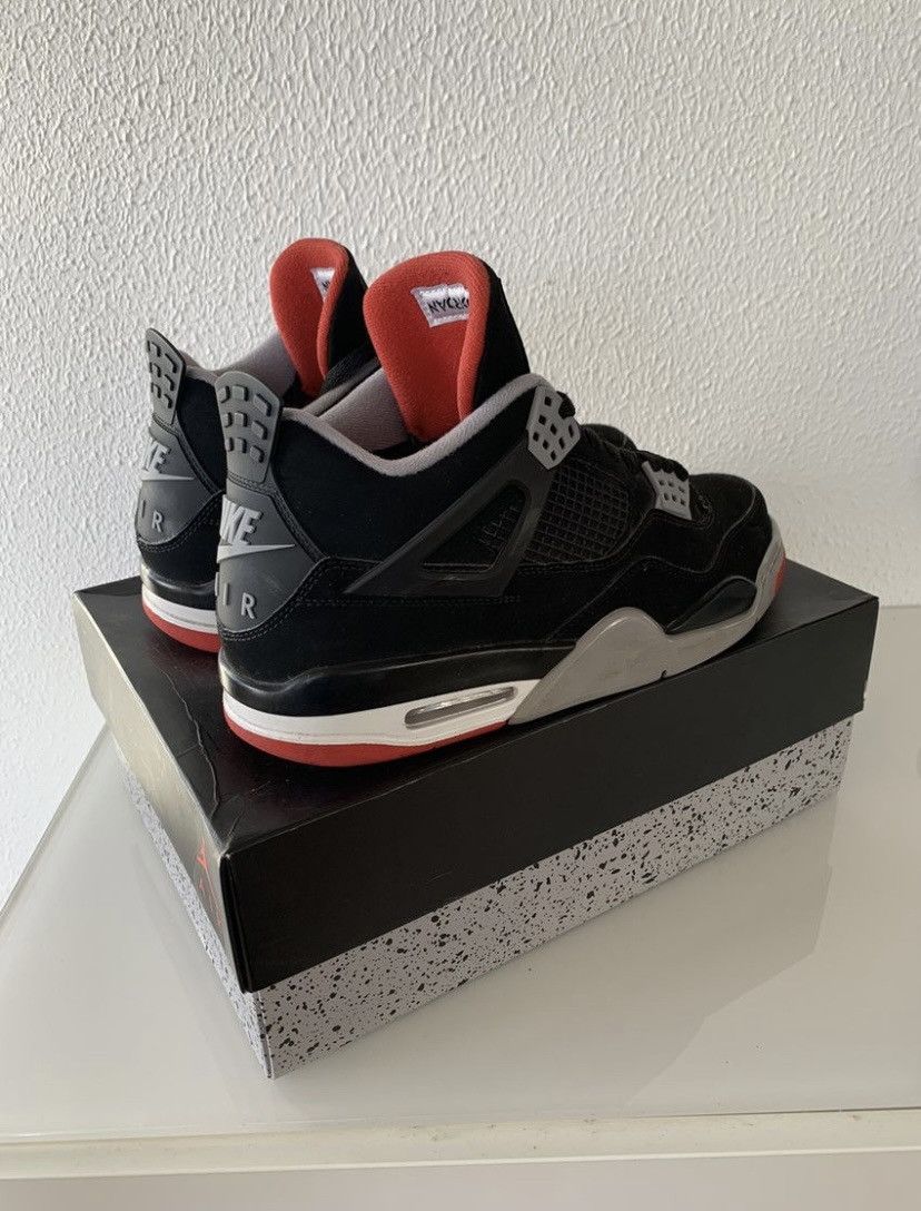 Jordan Brand Jordan 4 'Bred' 2019 Size US 10 / EU 43 - 6 Thumbnail