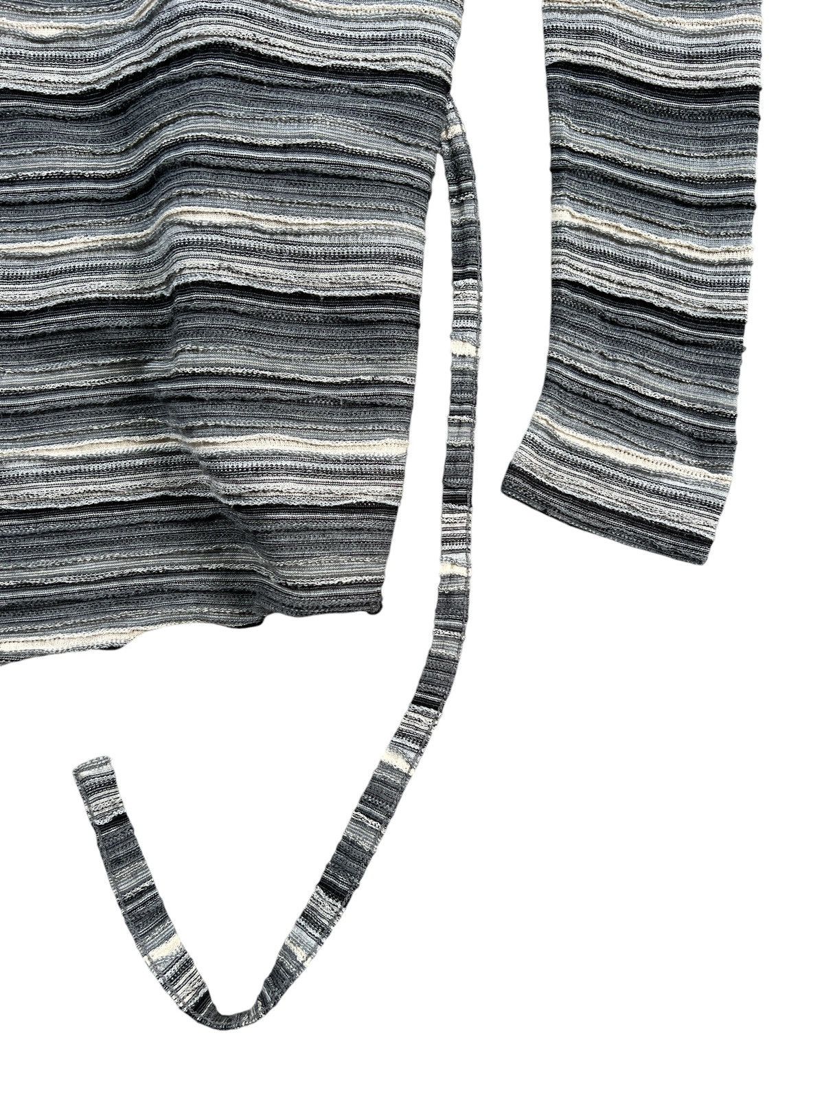 Tornado Mart Tornado Mart Layered Fabric Open Front Long Cardigan Size US S / EU 44-46 / 1 - 7 Thumbnail