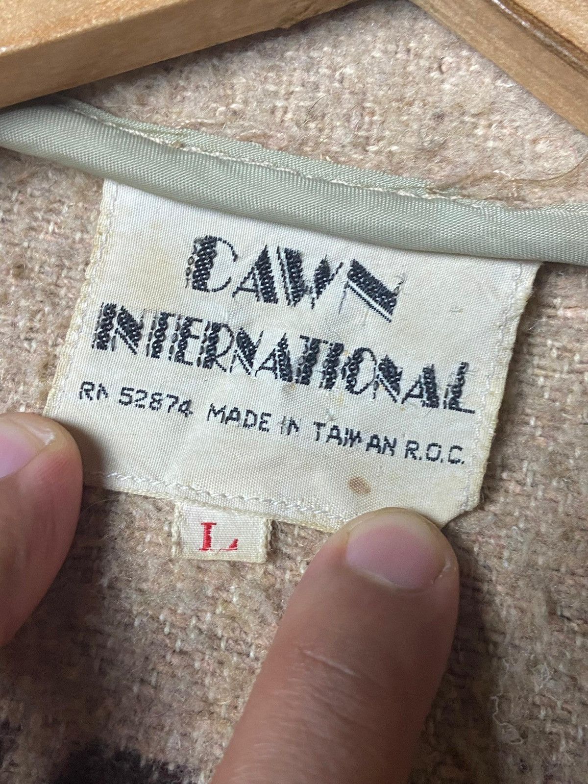 Japanese Brand Dawn International Brand Full Zip Wool Jacket (146) Size US L / EU 52-54 / 3 - 6 Thumbnail