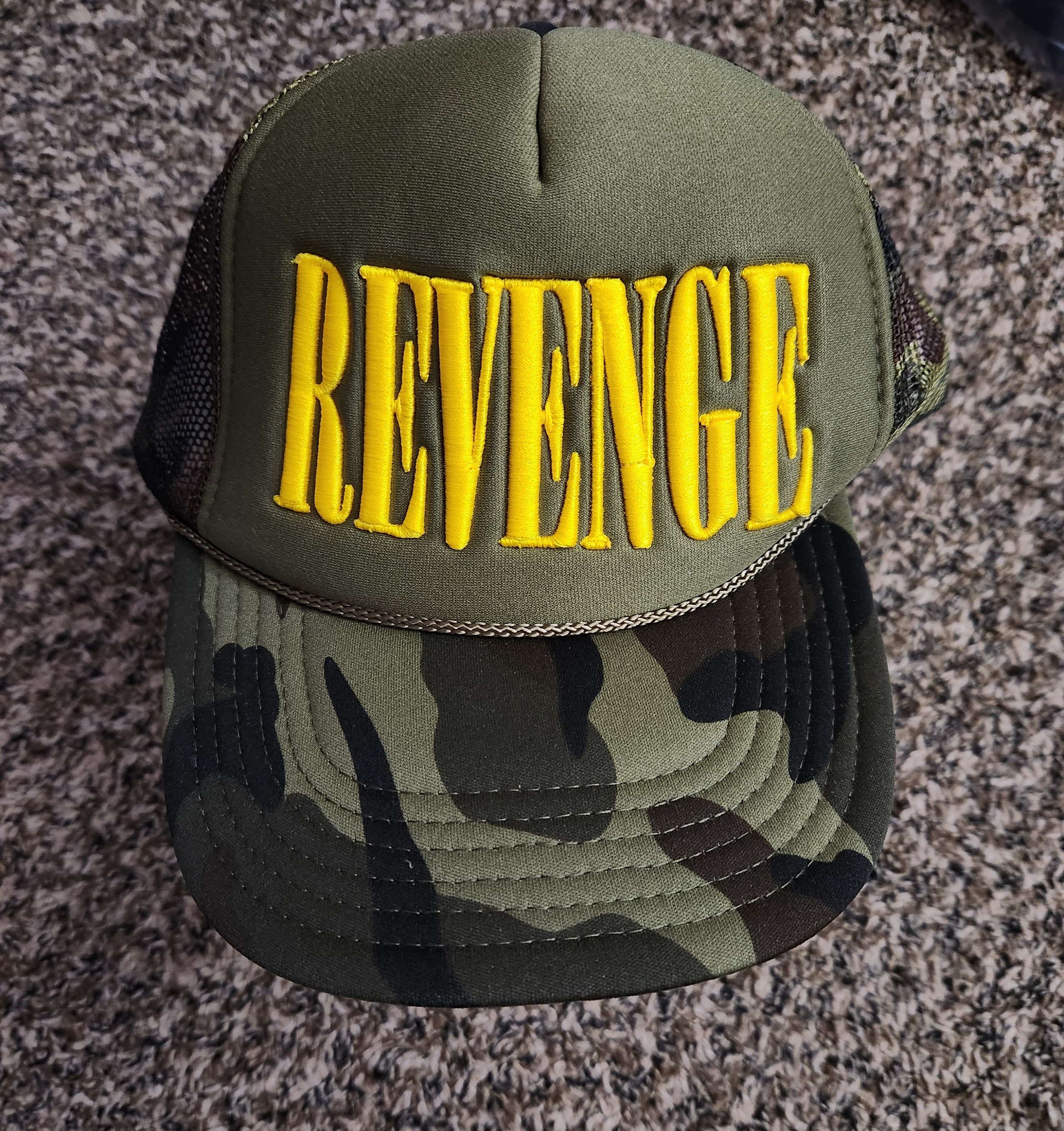Revenge Nirvana Trucker Hat Camo