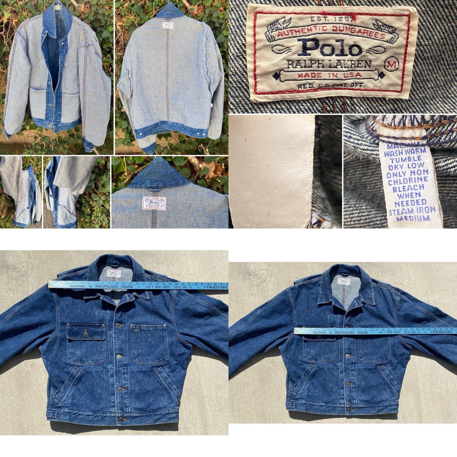 Polo Ralph Lauren VINTAGE Polo Ralph Lauren Denim Jacket Shirt Mens Jacket M Blue 90s Western Outdoor Denim Jacket Polo Ralph Lauren Size US M / EU 48-50 / 2 - 10 Thumbnail