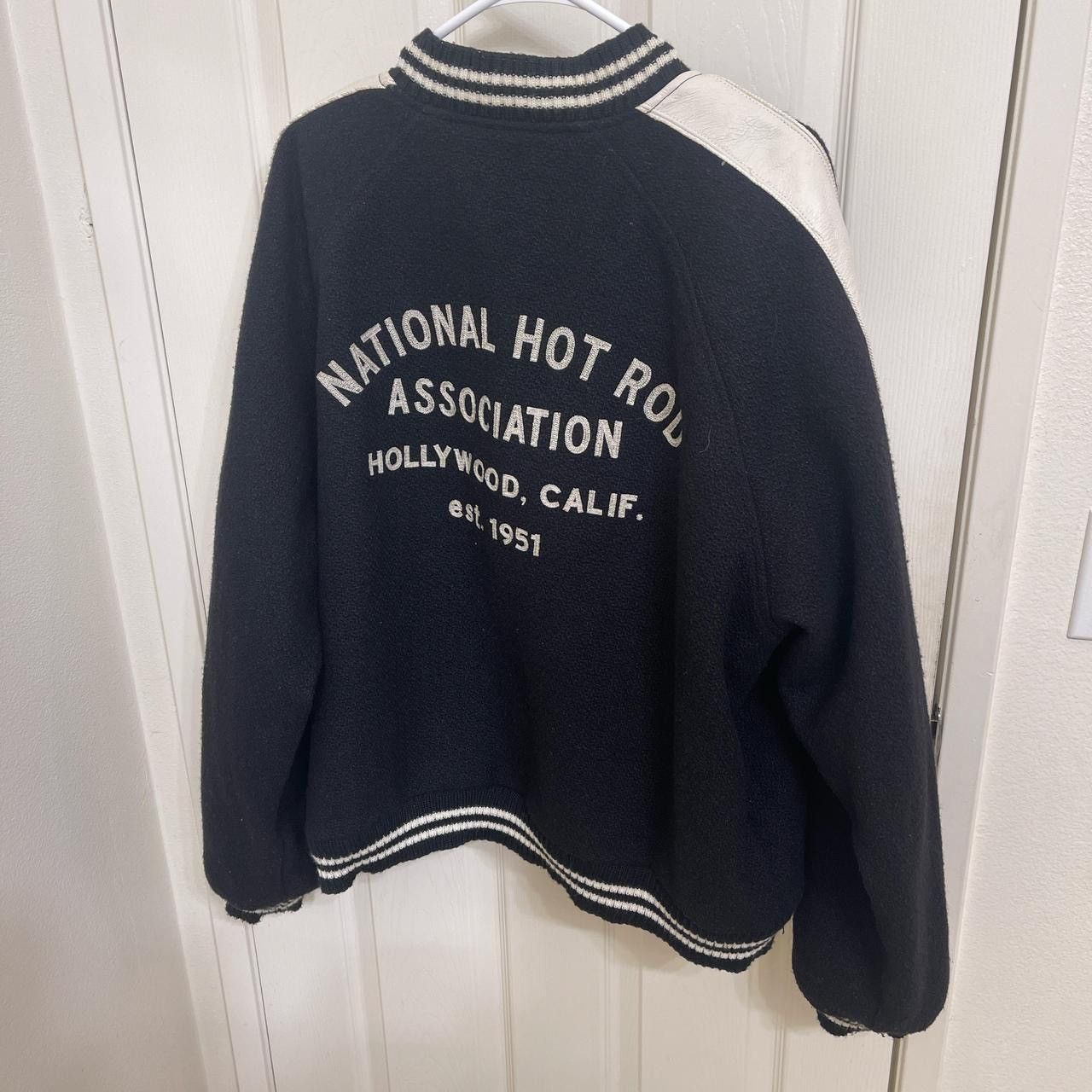 NASCAR × Vintage NHRA Hollywood National Hot Rod Assocition Varsity Jacket Size US XXL / EU 58 / 5 - 2 Thumbnail