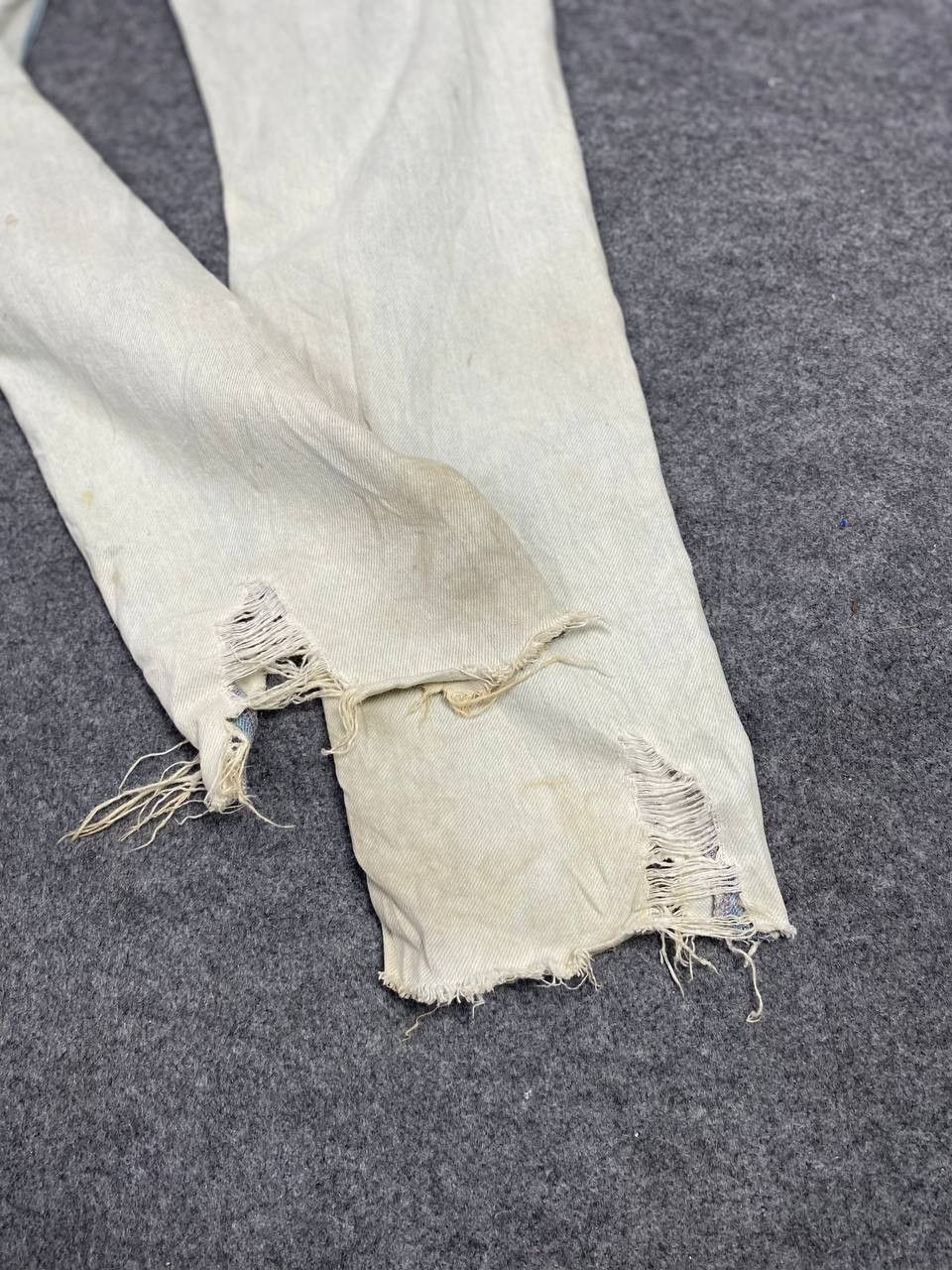 Other &denim acid wash distressed denim nice design Size US 33 - 6 Thumbnail