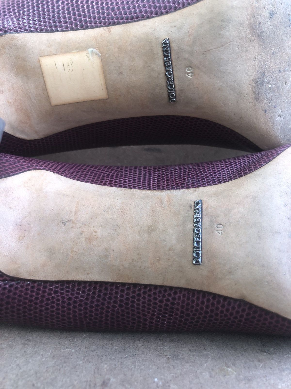 Dolce & Gabbana Dolce & Gabana Purple Leather Women’s Heels Size 40 Size US 9 / IT 39 - 10 Thumbnail