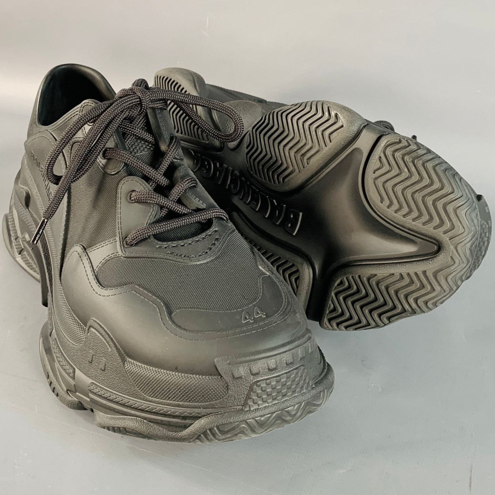Balenciaga BALENCIAGA Size 11 Triple S Mold Black EVA Chunky Sneakers Size US 11 / EU 44 - 5 Thumbnail