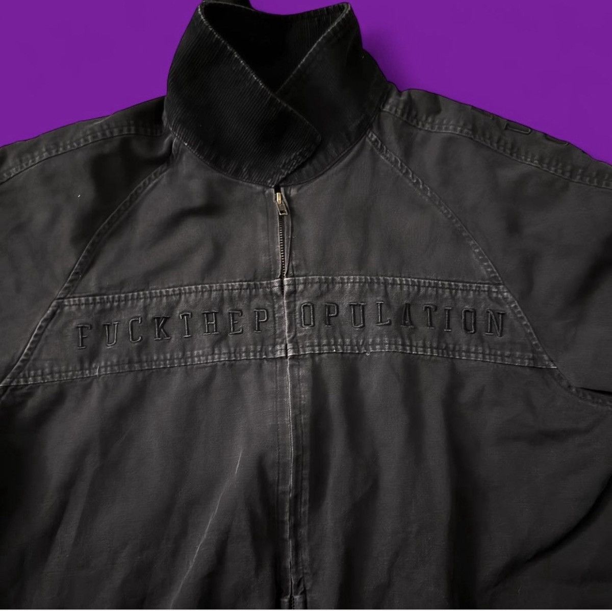 Fuck The Population Original Limited Edition FTP Corduroy/Denim Bomber Jacket Size US L / EU 52-54 / 3 - 3 Thumbnail