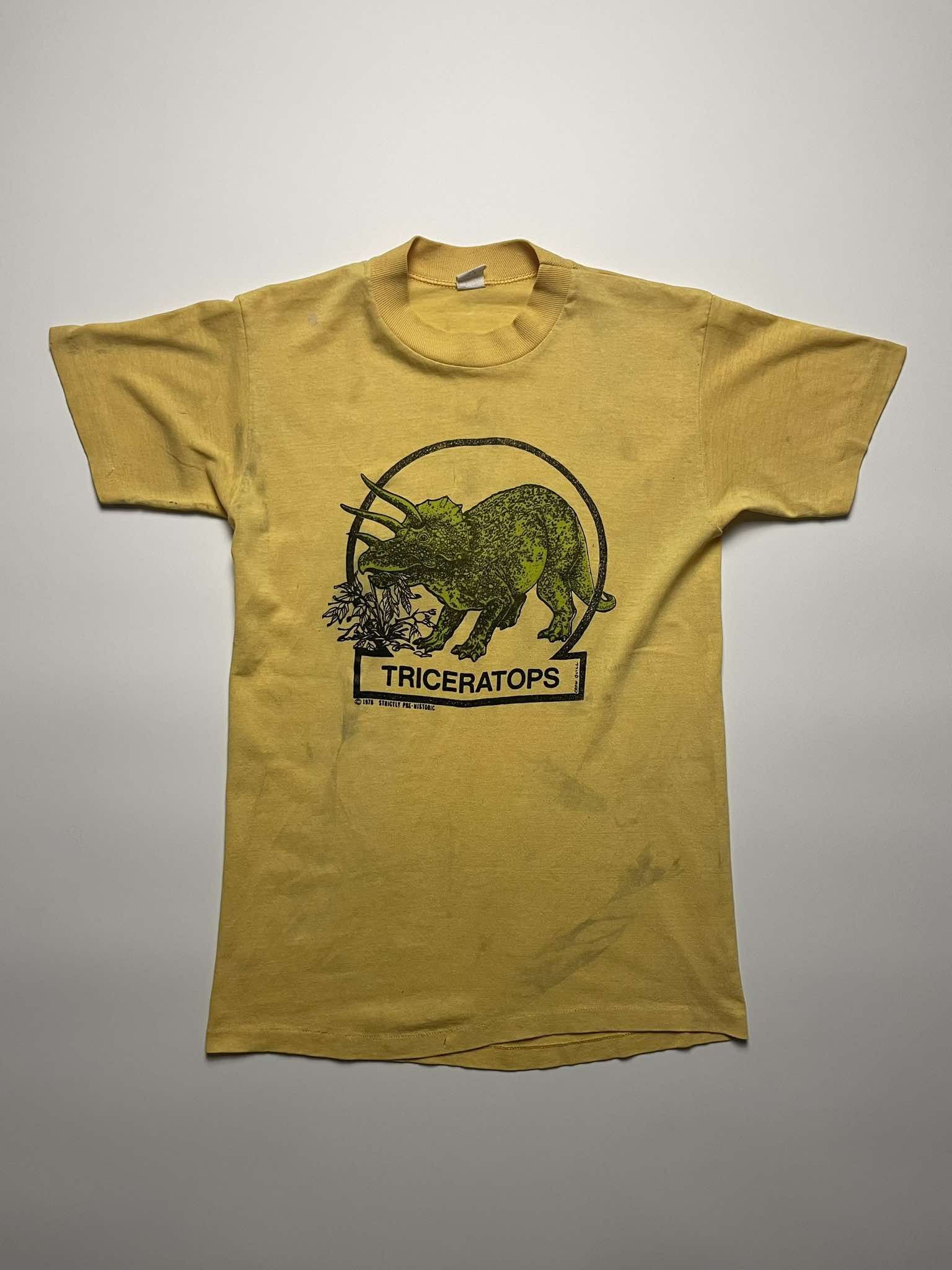 Vintage Vintage 1970s Dinosaur Art Shirt Size US XS / EU 42 / 0 - 1 Thumbnail