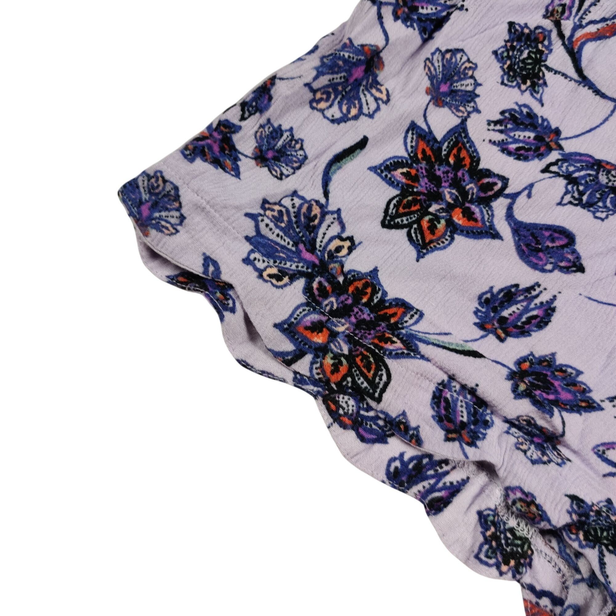 Other Kendall & Kylie Cami Tank Top Shorts Set S Purple Floral Coq Size S / US 4 / IT 40 - 4 Thumbnail