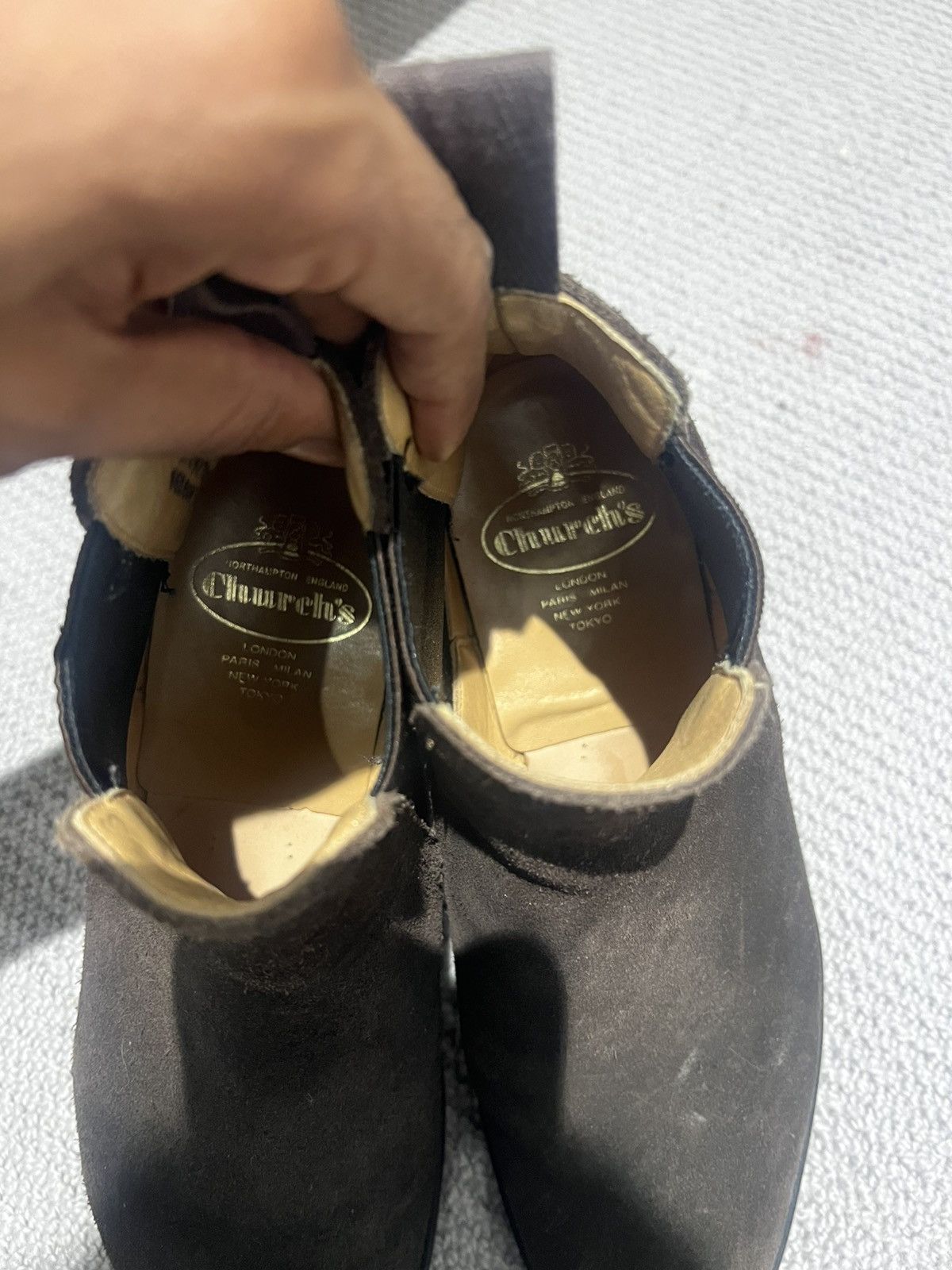 Church's Church’s Leather/sued Boots – Made in England – Men’s UK Size US 7.5 / EU 40-41 - 4 Thumbnail