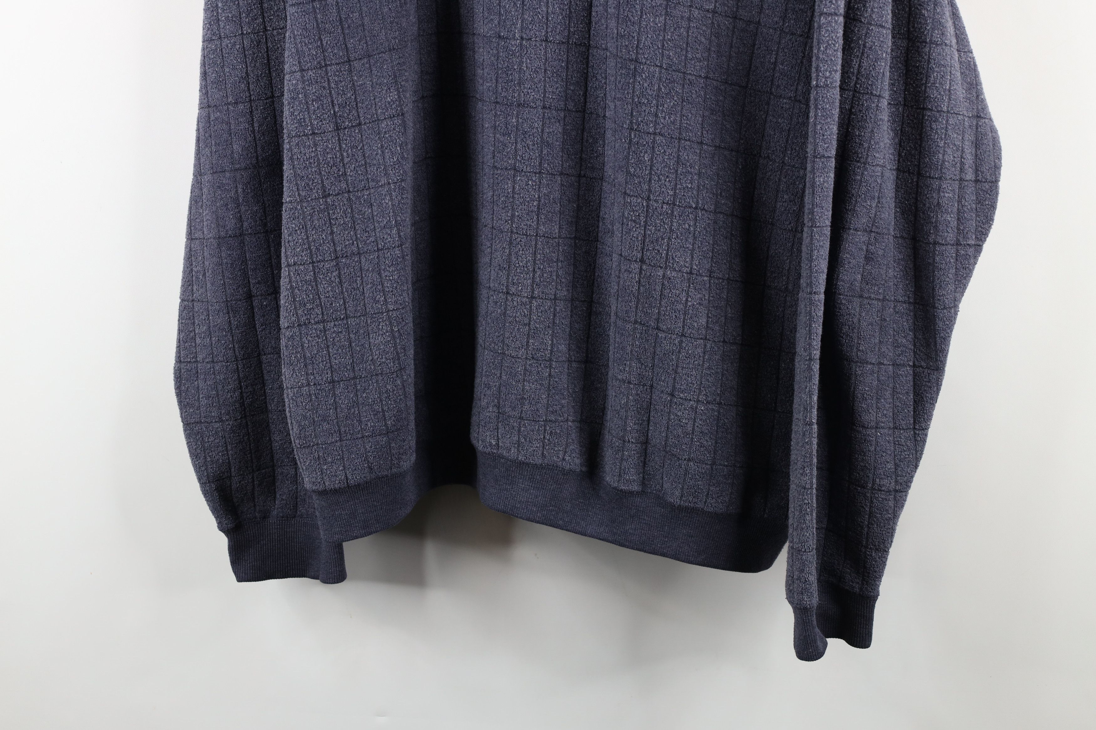 Vintage Vintage 90s Streetwear Fleece Collared Pullover Sweatshirt Size US L / EU 52-54 / 3 - 3 Thumbnail