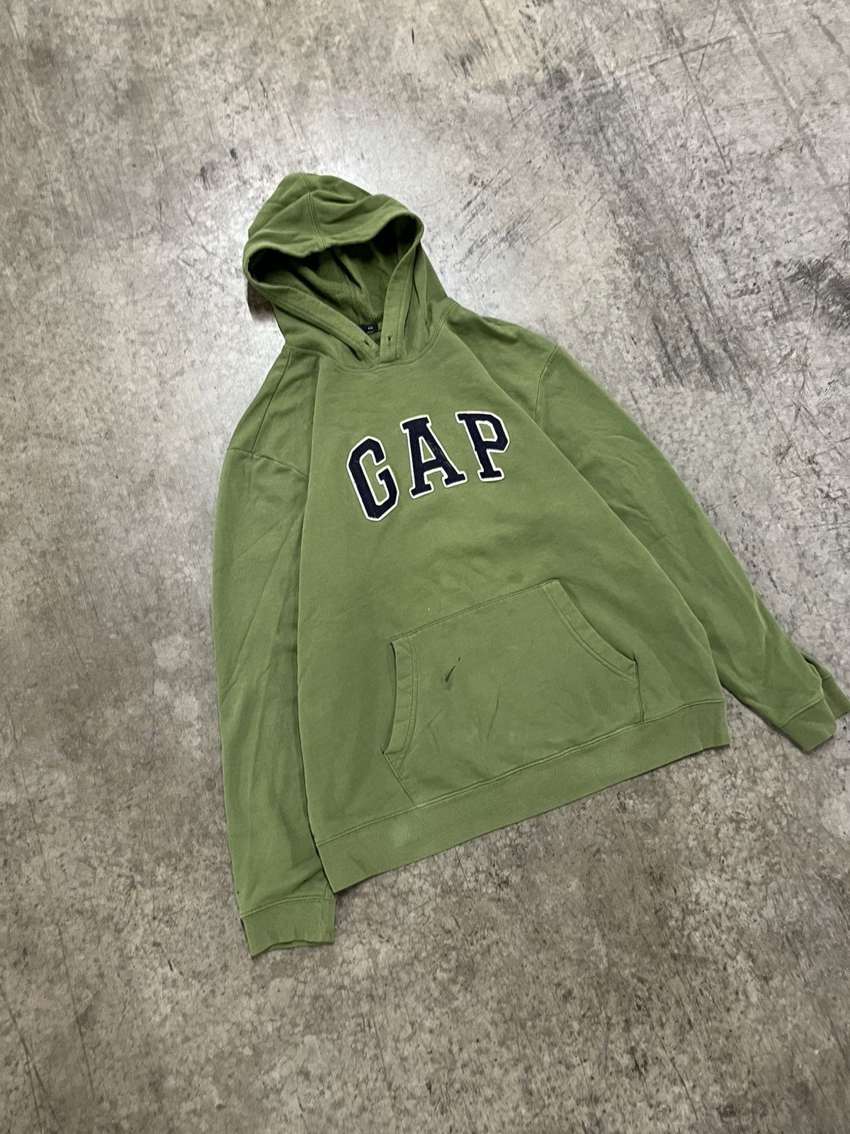Gap × Vintage Gap spell out earth tone green boxy fit streetwear skater Size US XL / EU 56 / 4 - 4 Thumbnail