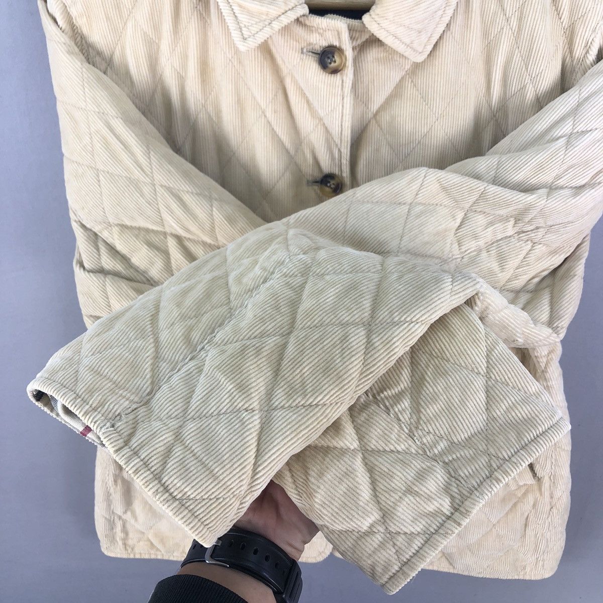 Burberry Rare 🔥 Vintage Burberry Corduroy Nova Check Lining Jacket Size M / US 6-8 / IT 42-44 - 12 Thumbnail