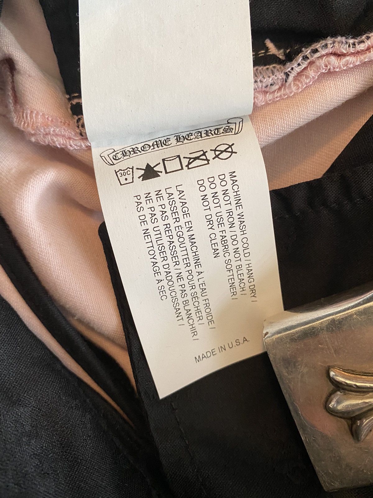 Chrome Hearts Chrome Hearts 1 of 1 Pink 99 Eyez Matty Boy Chino Pants Size US 29 - 12 Thumbnail