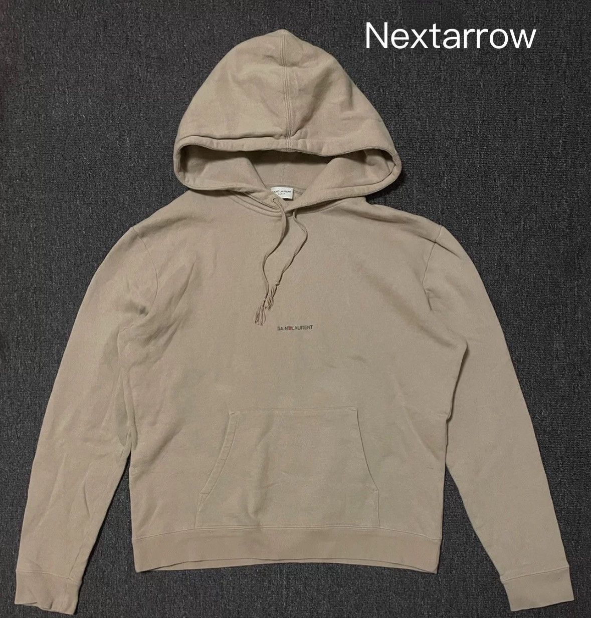 Saint Laurent Paris × Yves Saint Laurent Saint Laurent Men's Khaki Hoodie 2412-Nextarrow Size US L / EU 52-54 / 3 - 1 Thumbnail