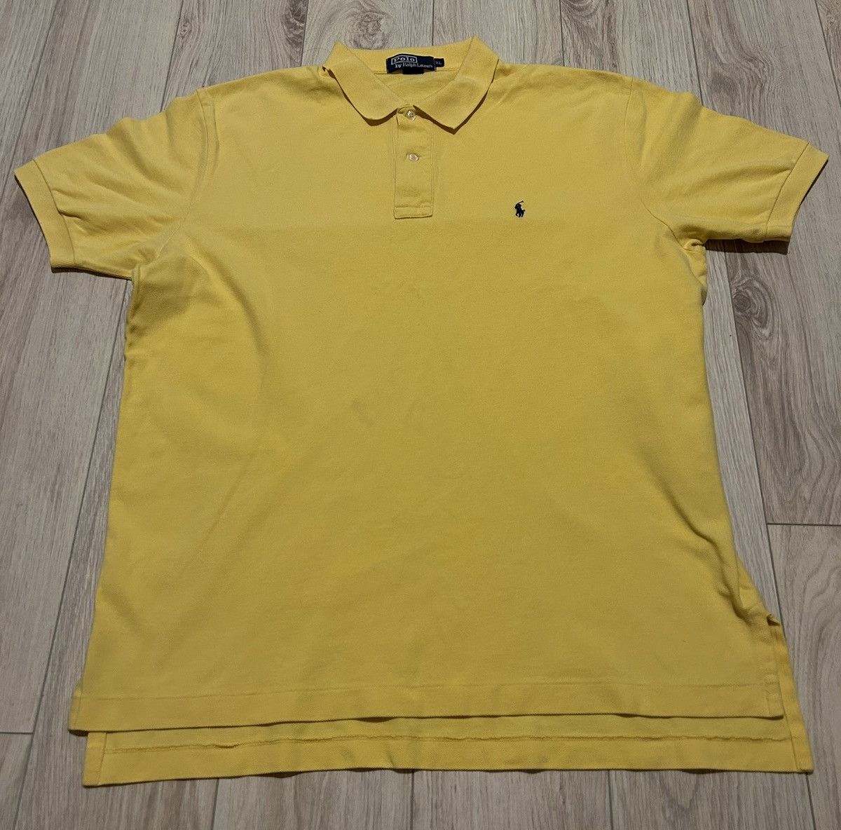 Polo Ralph Lauren Polo by Ralph Lauren yellow basic logo tee Size US XL / EU 56 / 4 - 1 Thumbnail