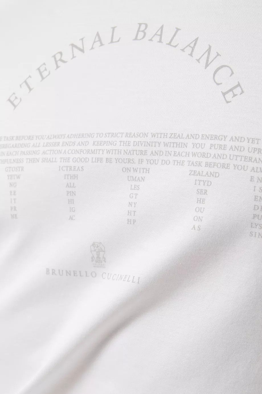 Brunello Cucinelli o1y0526 Crewneck T-Shirt in White Size US S / EU 44-46 / 1 - 2 Thumbnail
