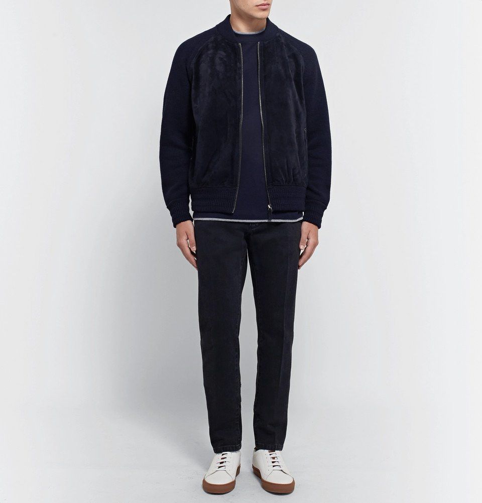 Berluti Fits L, Rare Haider (new designer of TOM FORD) Suede Knit Size US XL / EU 56 / 4 - 11 Thumbnail