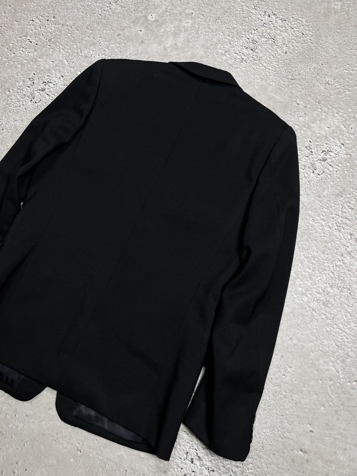 Other Ludwig & Schirmer Heavy Vintage Black Wool Blazer Austria Size 42R - 14 Thumbnail