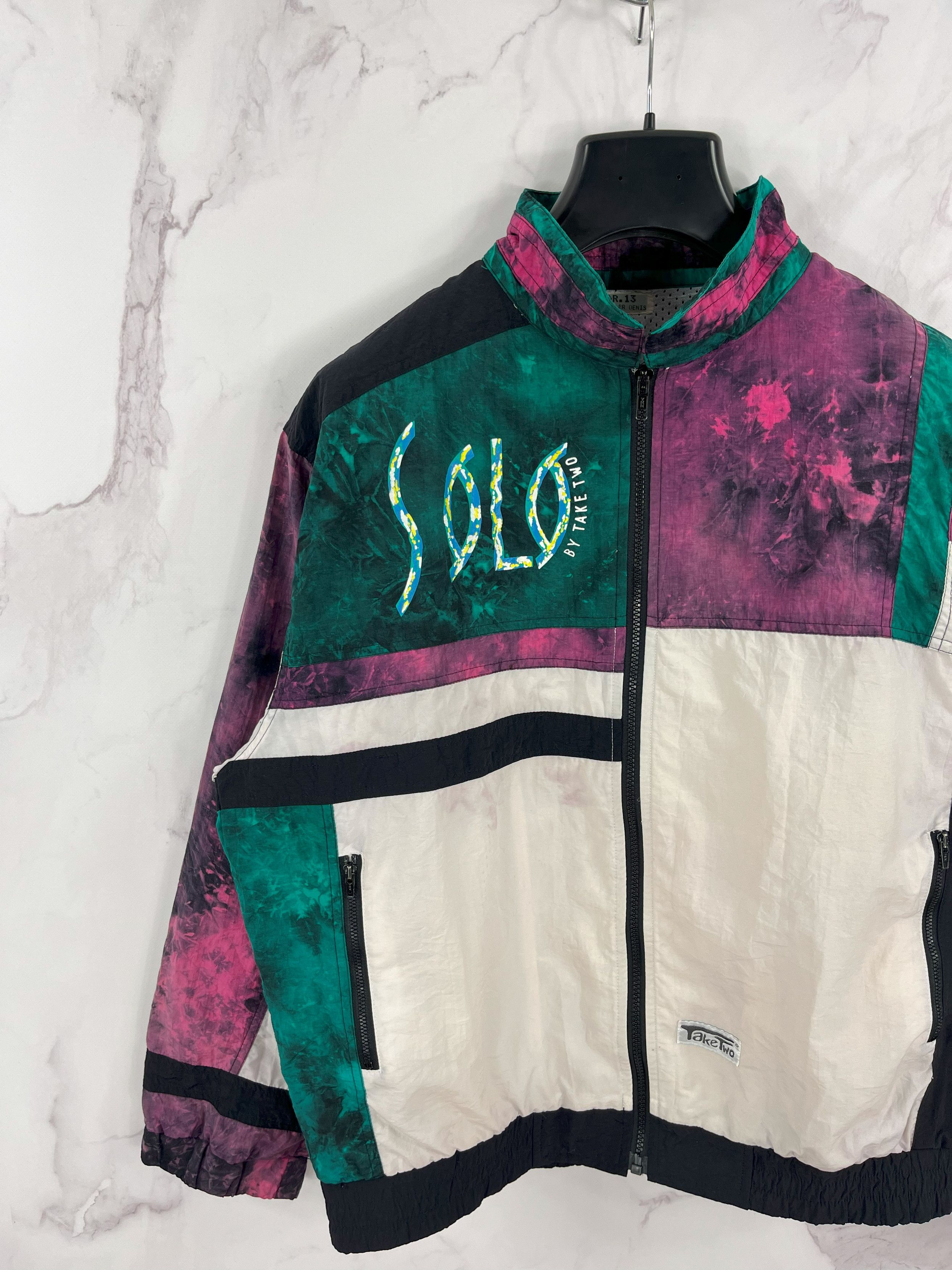Other Vintage Take Two Space Colourblock Retro Track Jacket Size US M / EU 48-50 / 2 - 4 Thumbnail