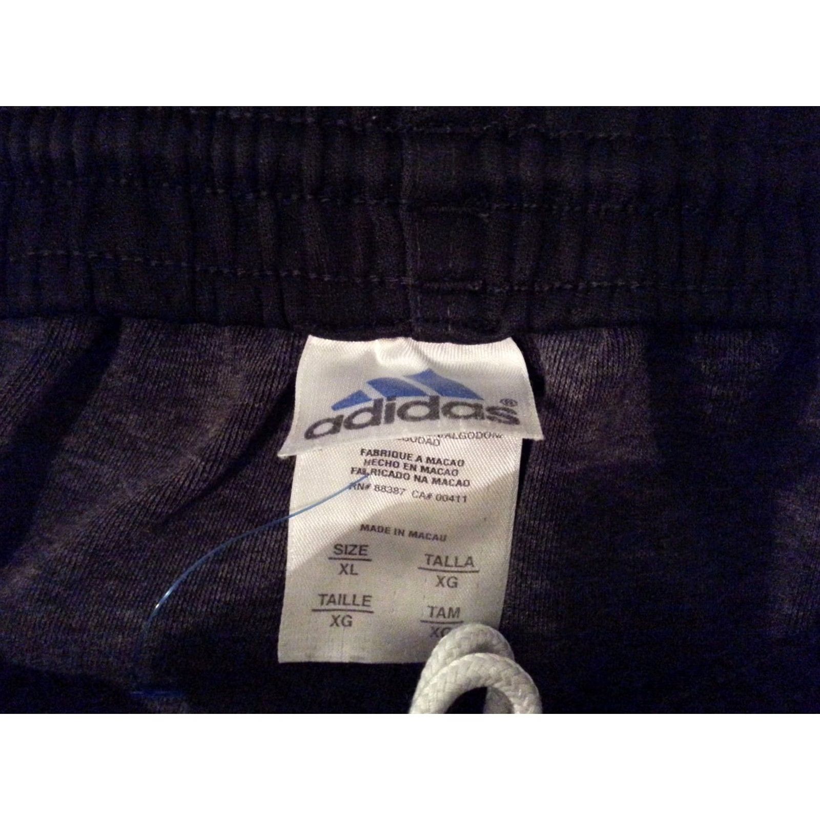 Adidas adidas Pants XL Black Athletic Gym Workout Mens Size US 36 / EU 52 - 3 Thumbnail
